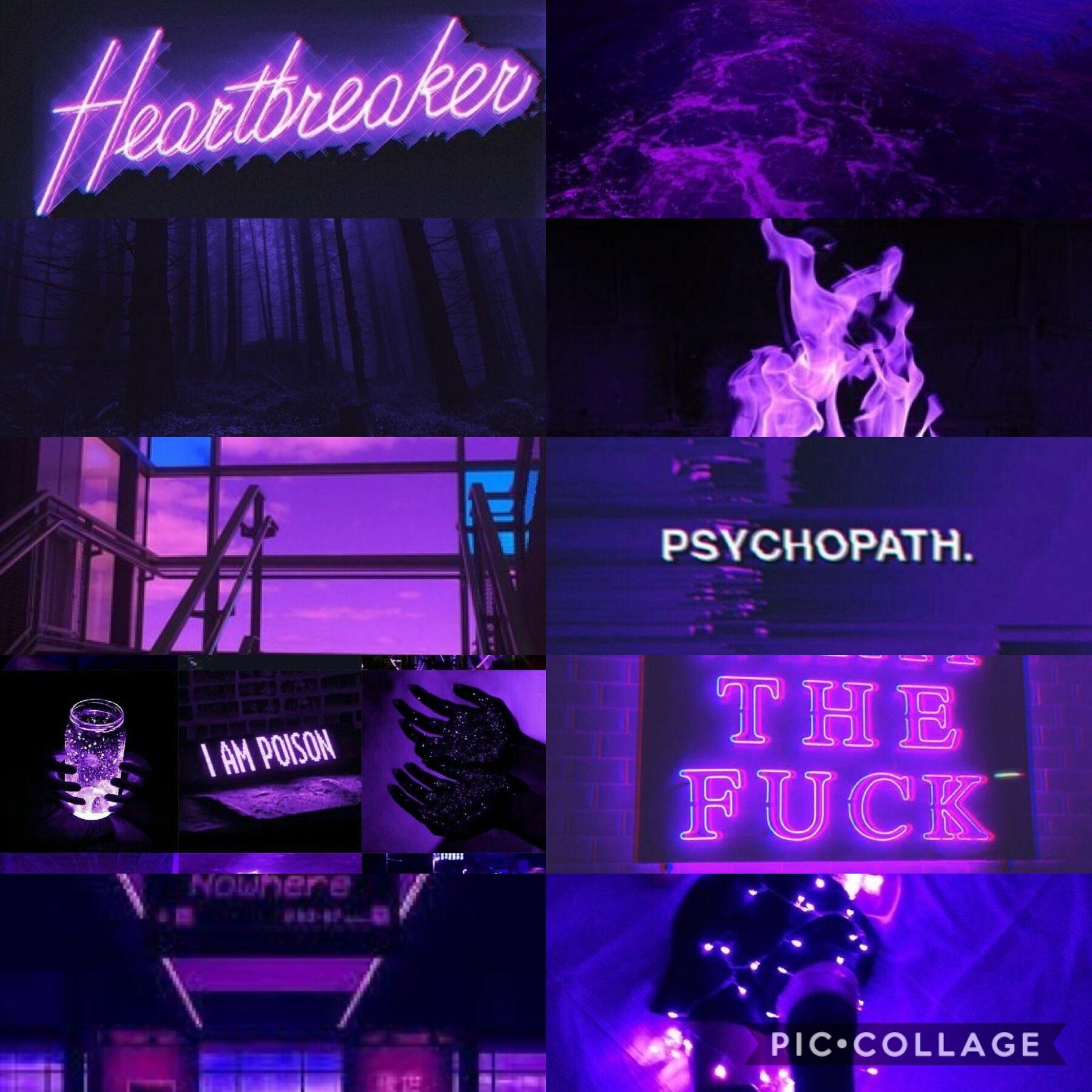Purple moodboard aesthetic