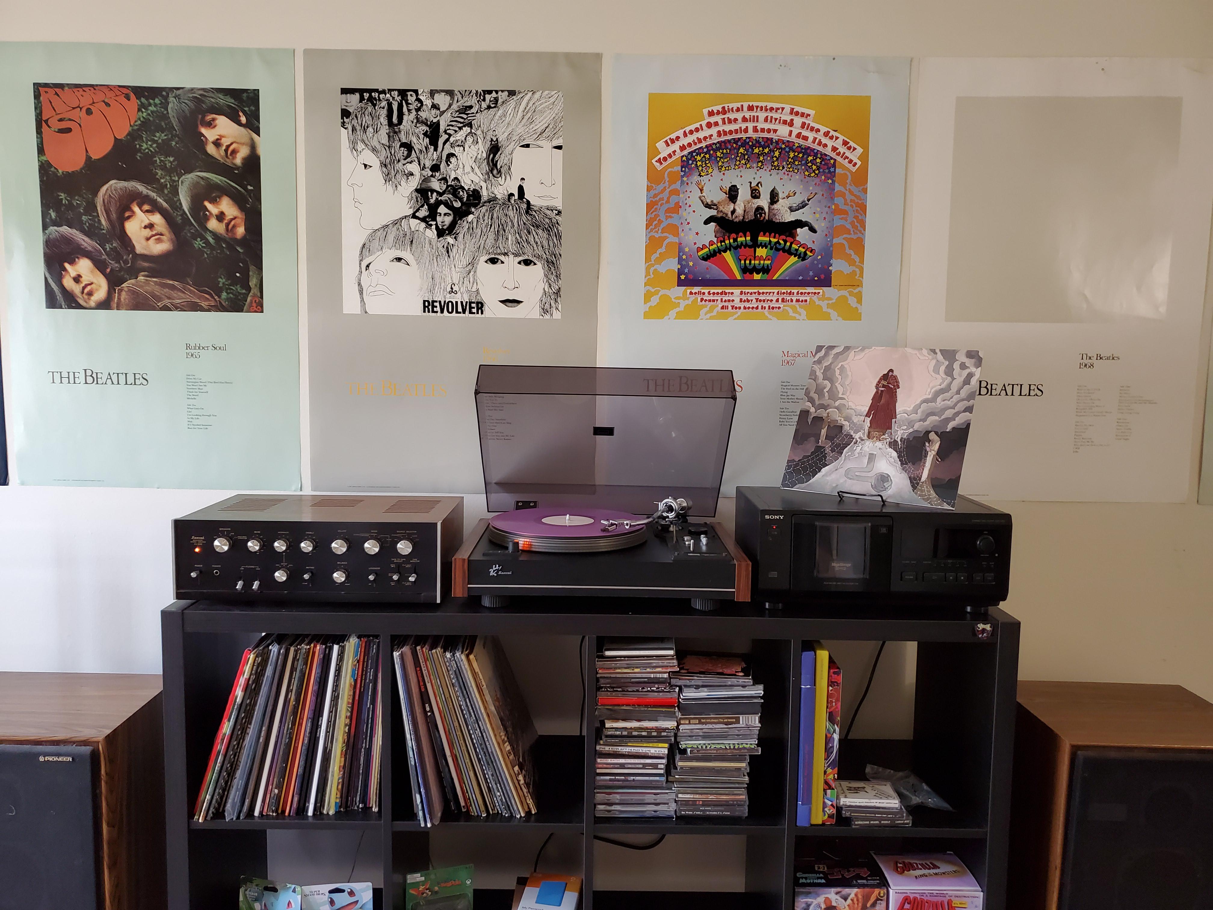 Newly finished Vintage Setup r/vinyl