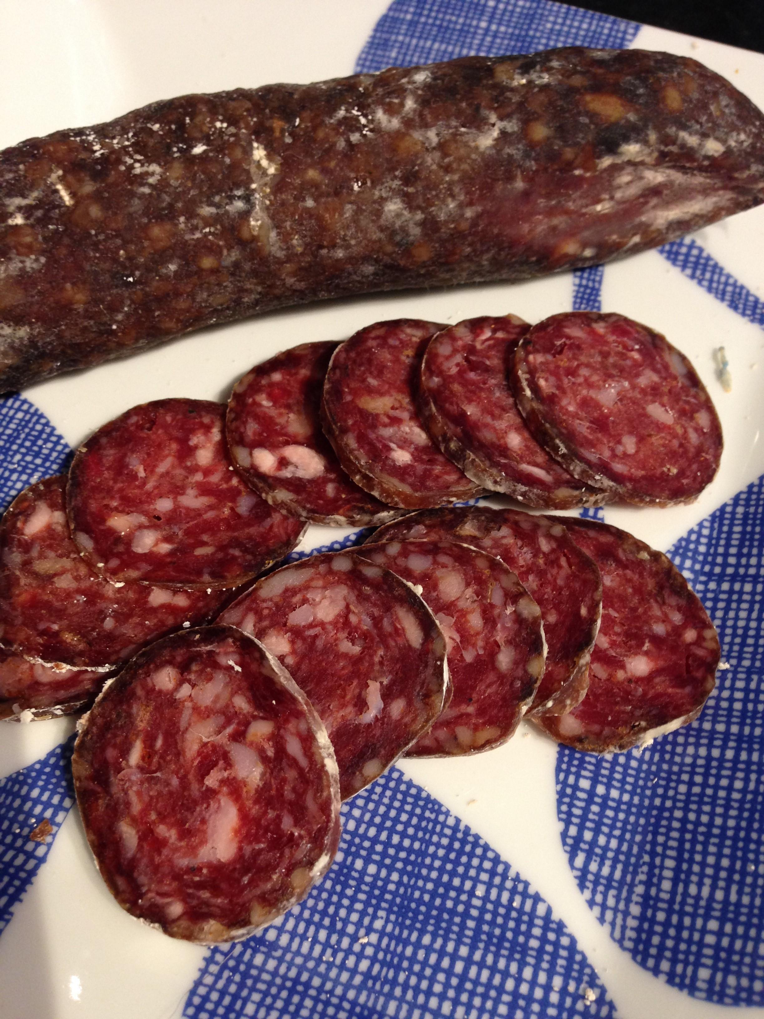 First Post Homemade elk and venison Hungarian salami r/Charcuterie