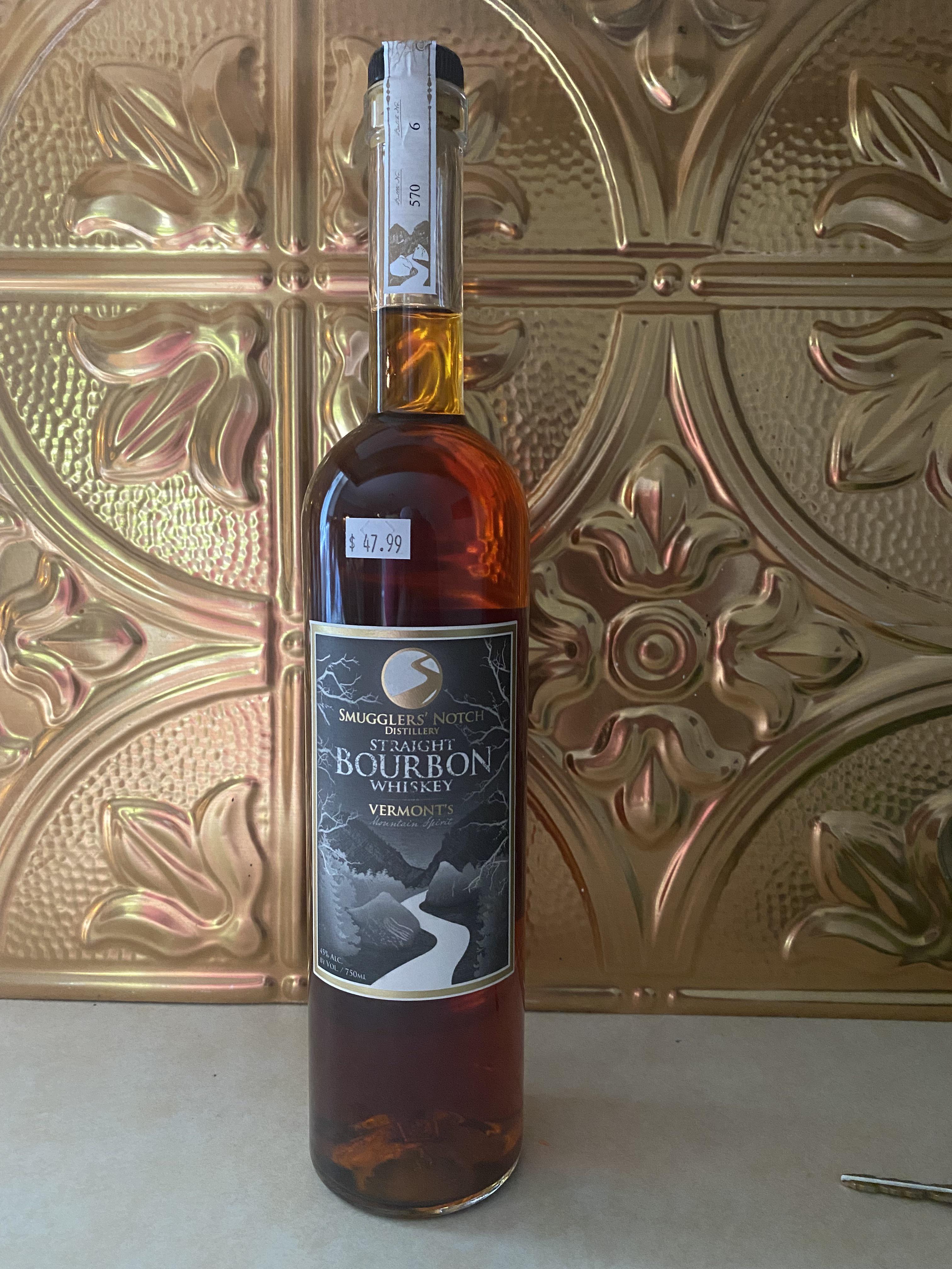 Smugglers notch Straight Bourbon Whiskey r/bourbon