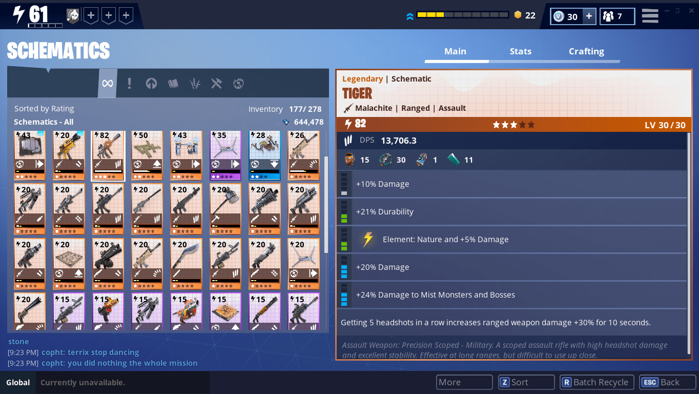 What should i use my 600k schematic XP on? : r/FORTnITE