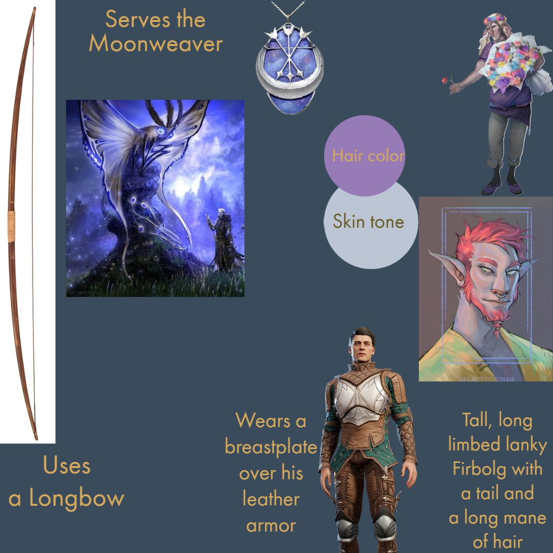 [LFA] Asterion, longbow wielding Firbolg Twilight Cleric of the