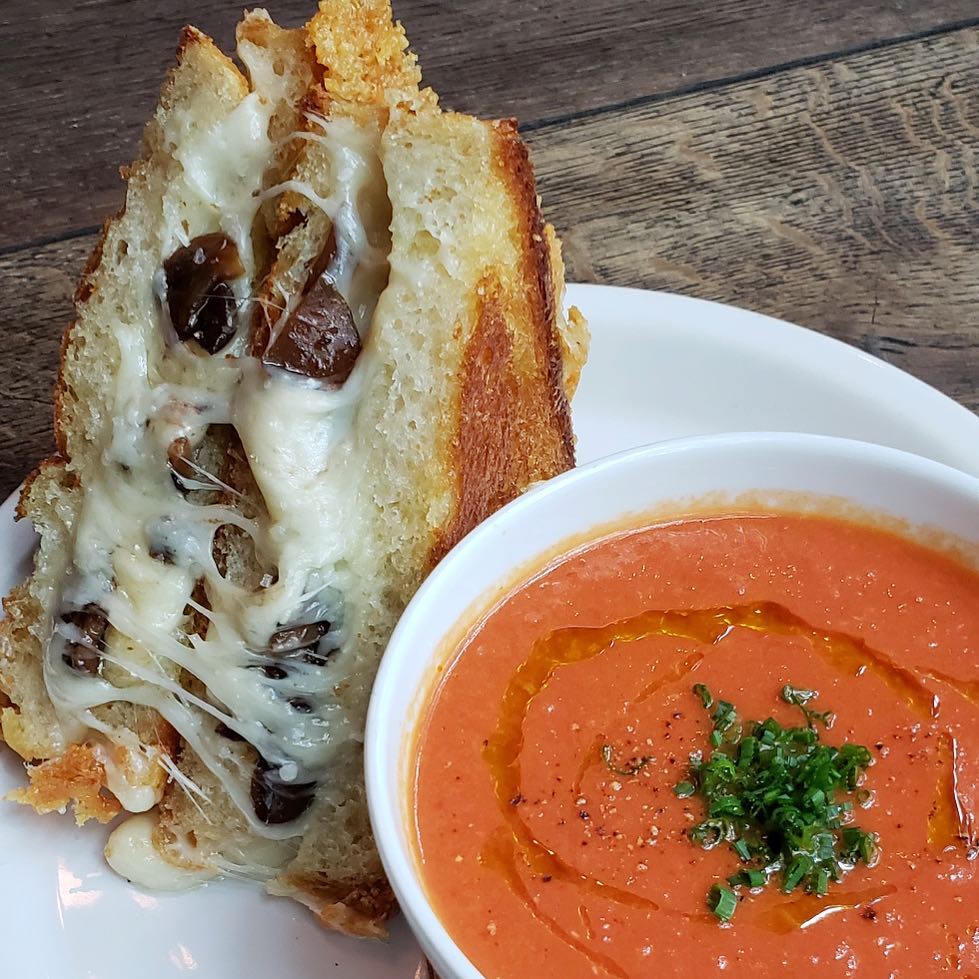 Grilled Cheese (fontina, gruyere, mushroom preserve, semolina loaf