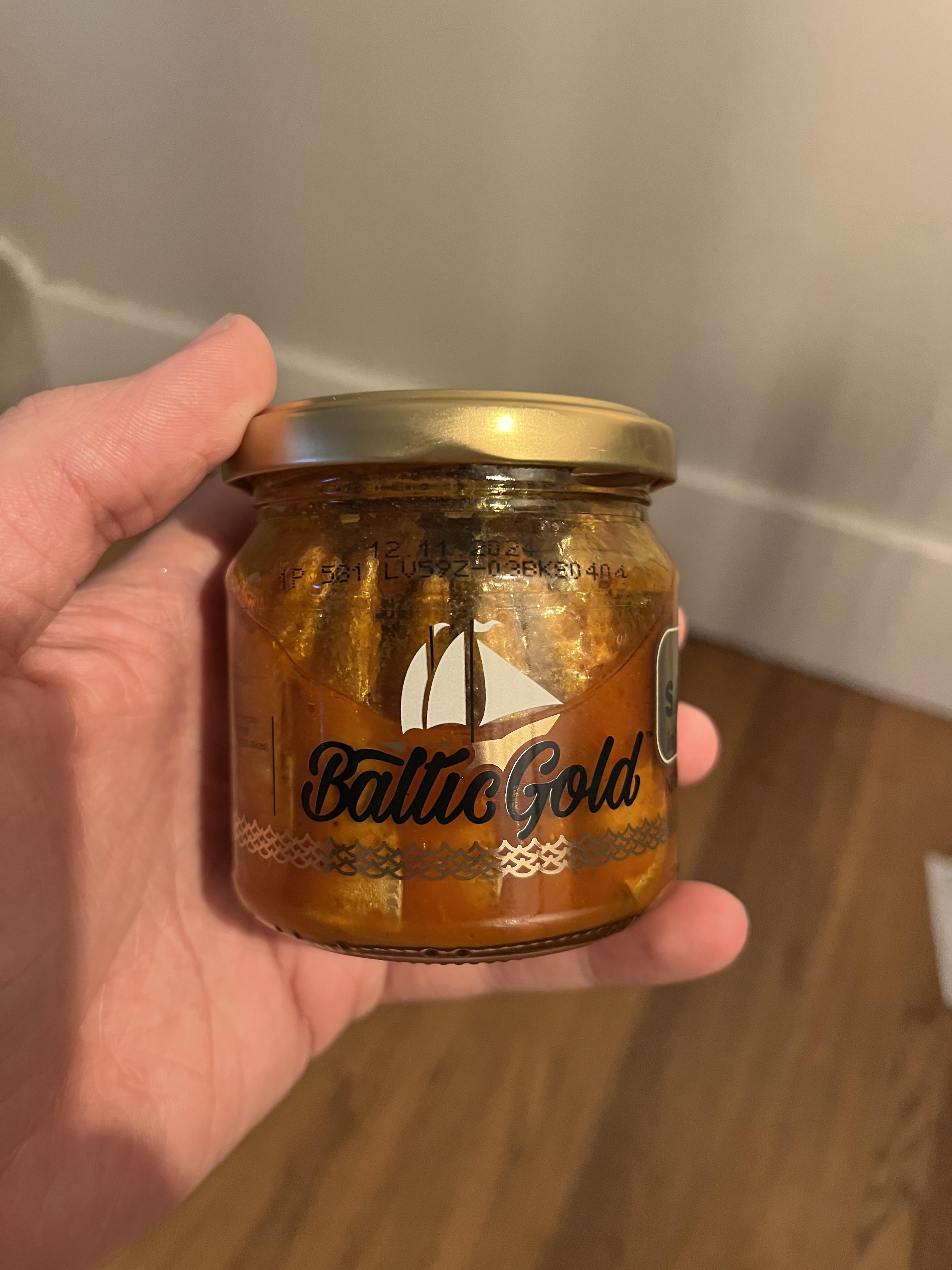 Late night snack Baltic Gold Baltic sardines in tomato sauce r