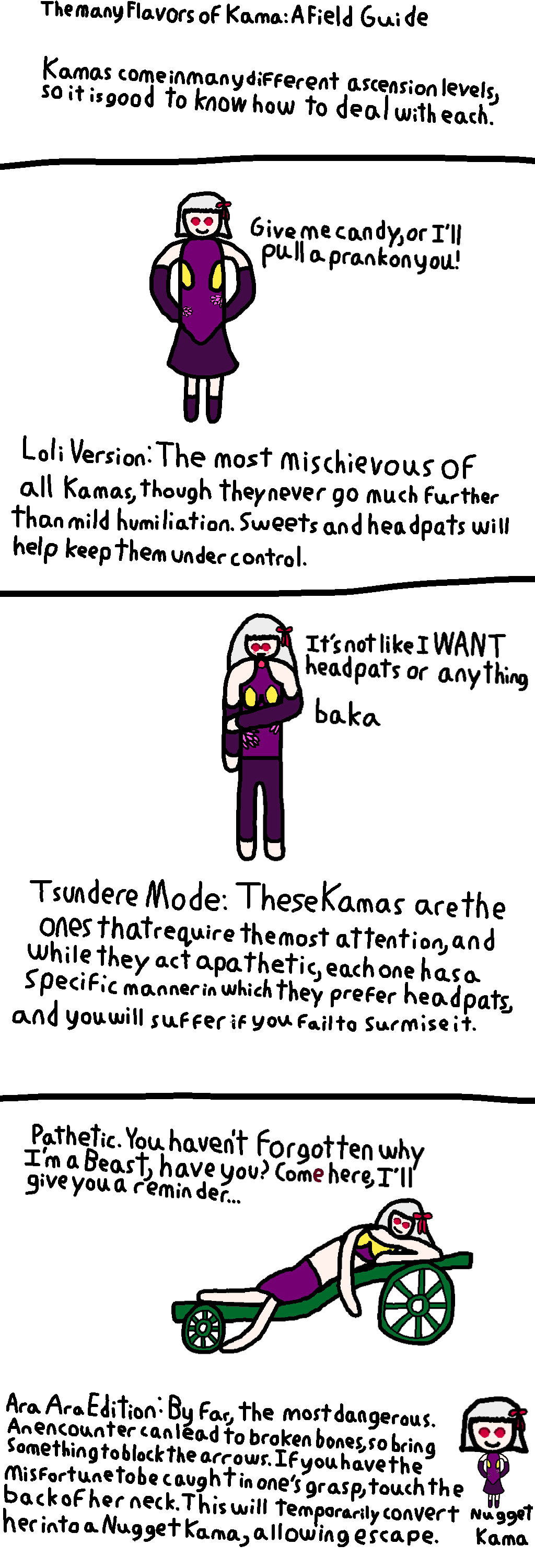 Scribble Servants Kama grandorder