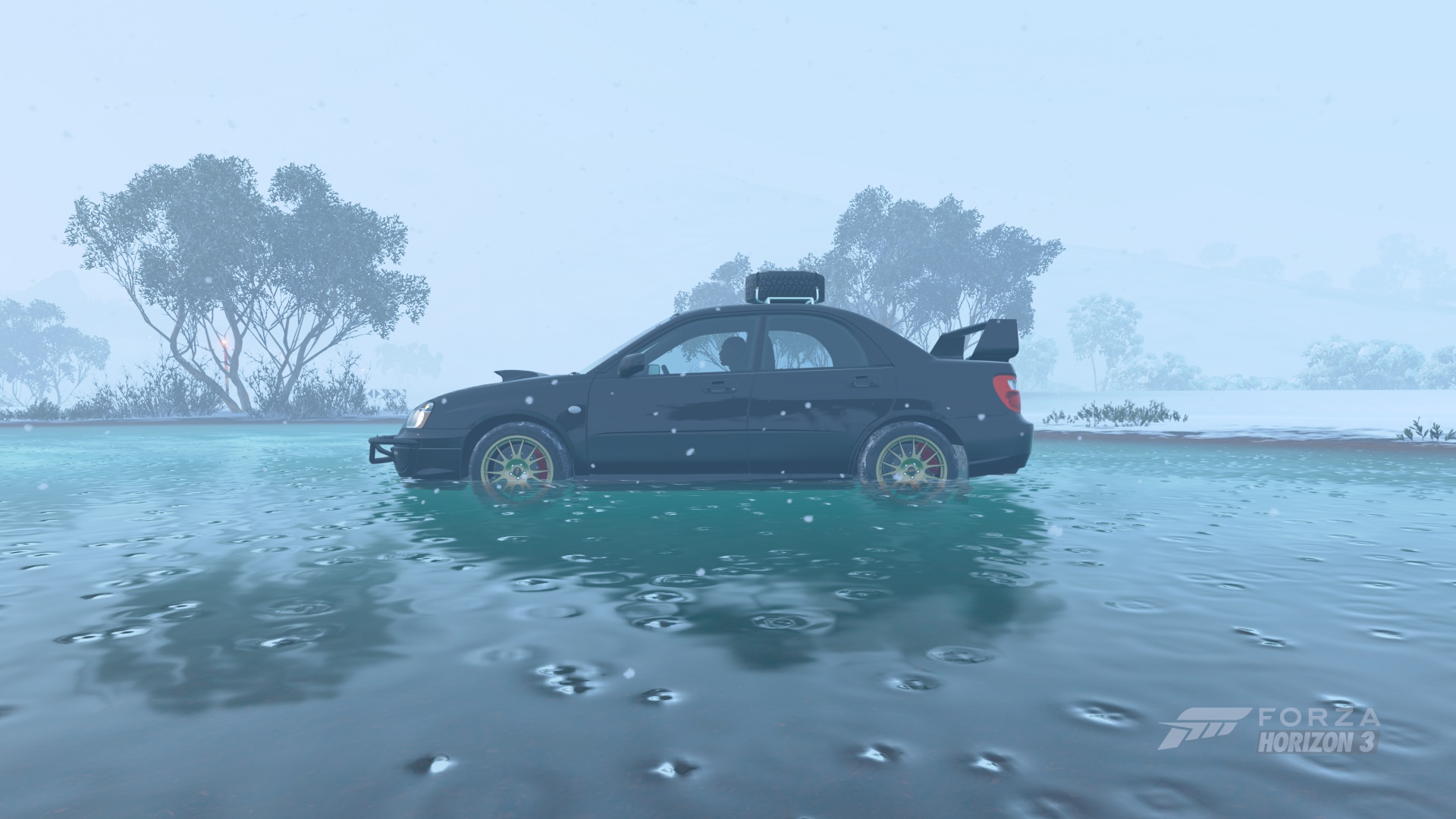 Just chillin in the Hot tub during the storm. r/forza