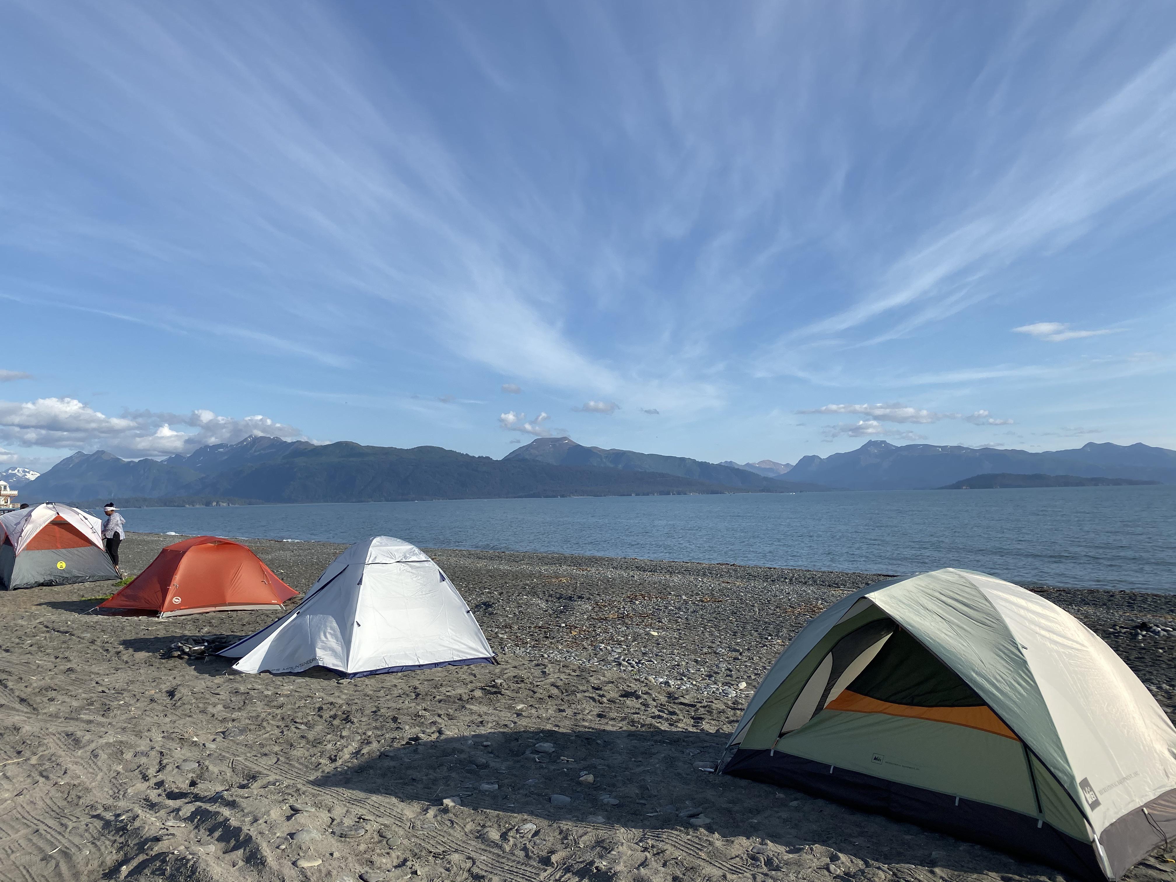 Camping on the homer spit in Homer, Alaska! What a dream r/camping