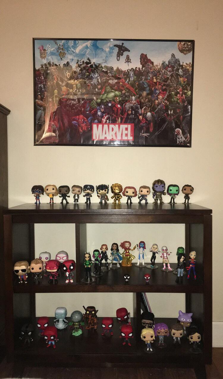 Got this shelf as a gift and used it for my Marvel setup! A few are