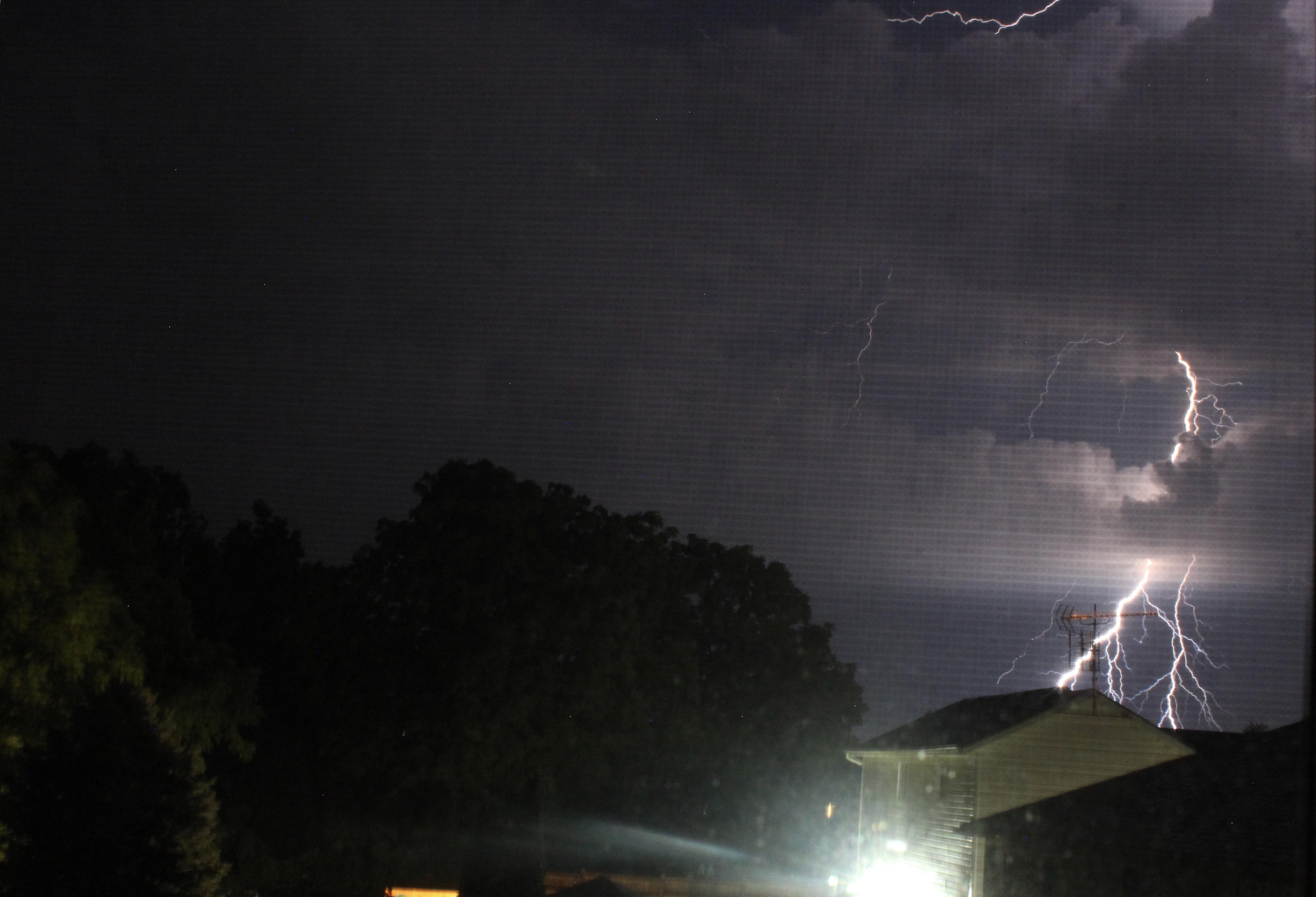 [OC][4577x3120] First good picture I’ve taken of lightning after 1000