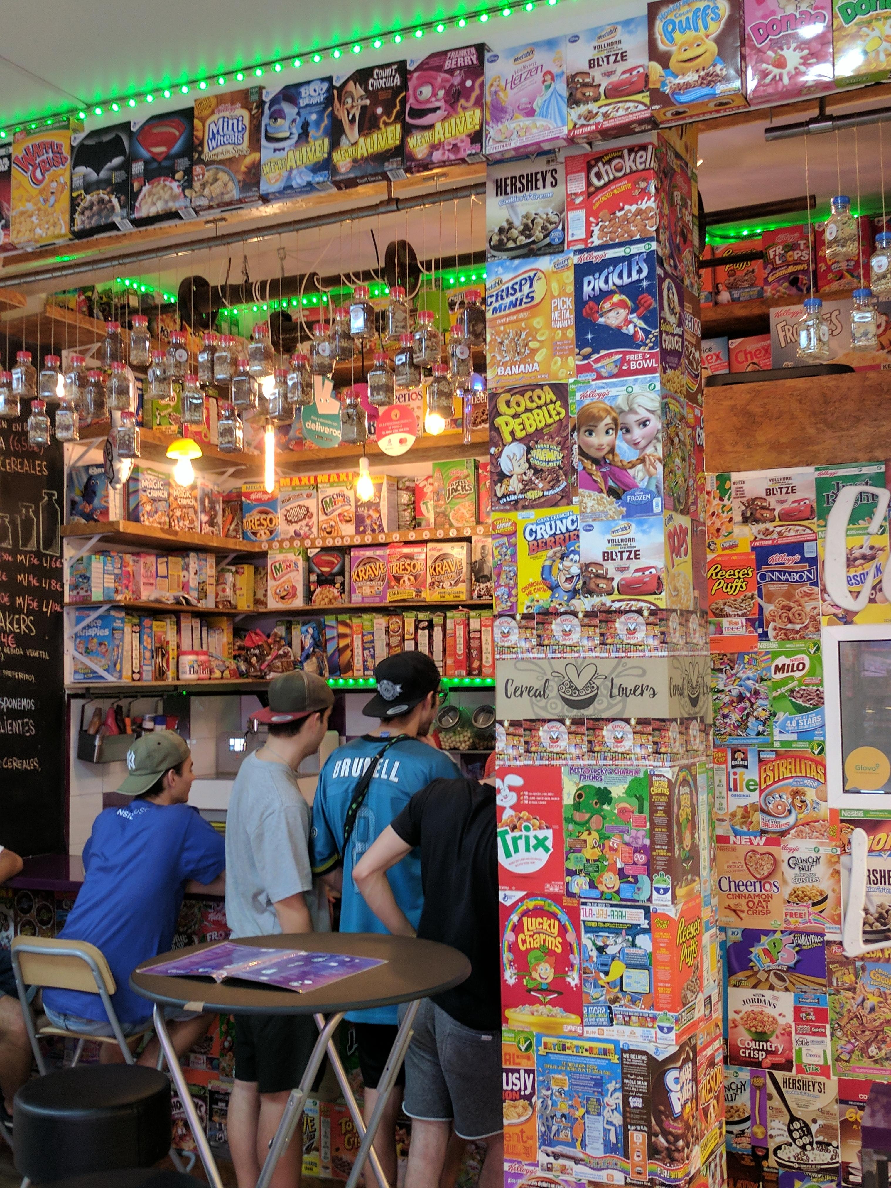 This cereal bar in Madrid r/mildlyinteresting