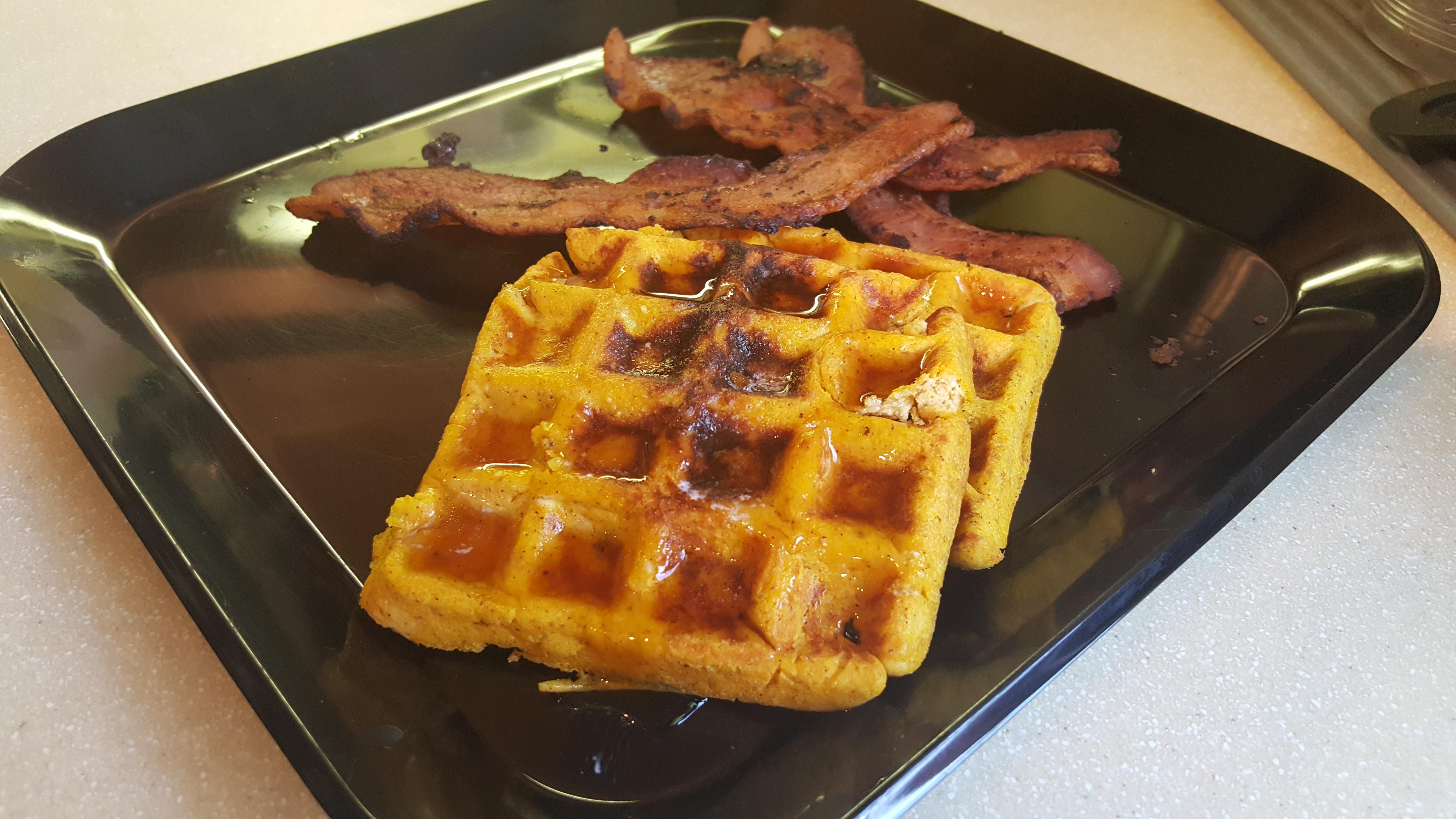 Keto Pumpkin Spice Waffles r/ketorecipes