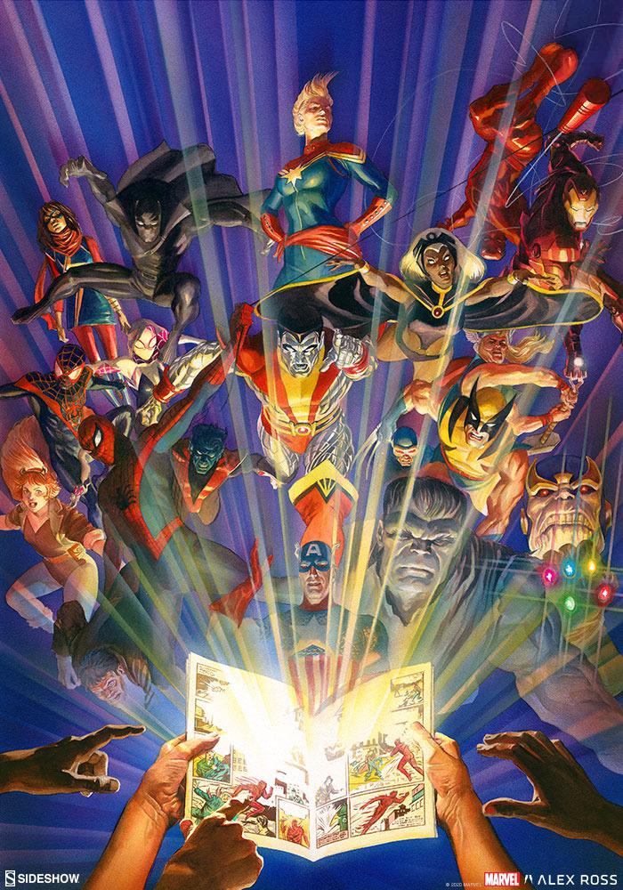 'Marvel Comics 1000' cover art by Alex Ross Marvel