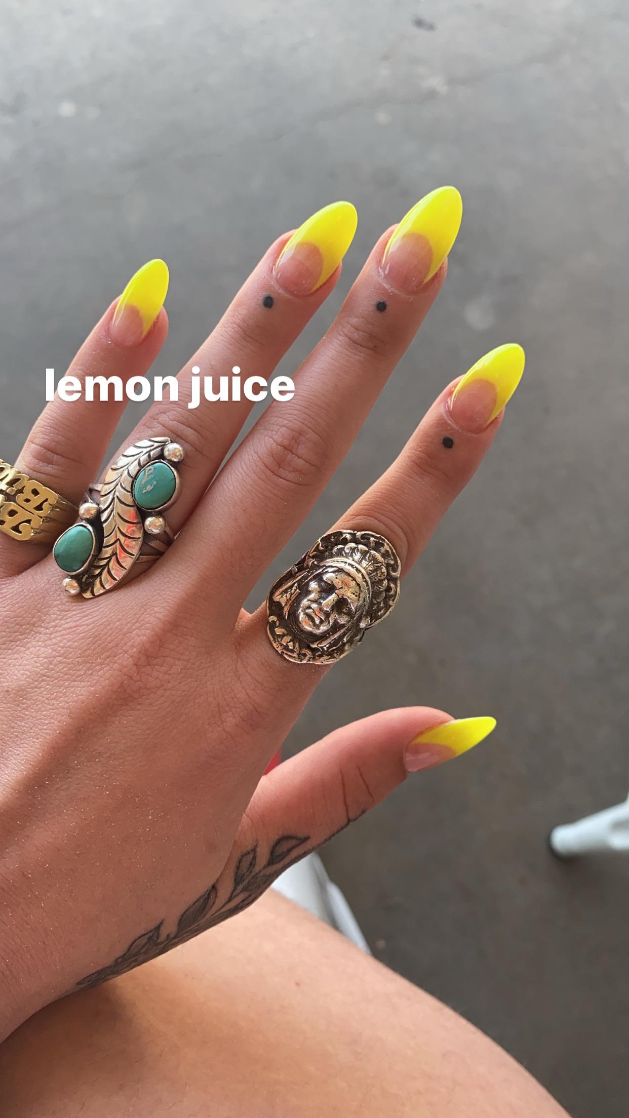 Lemon Juice Nails r/NailArt
