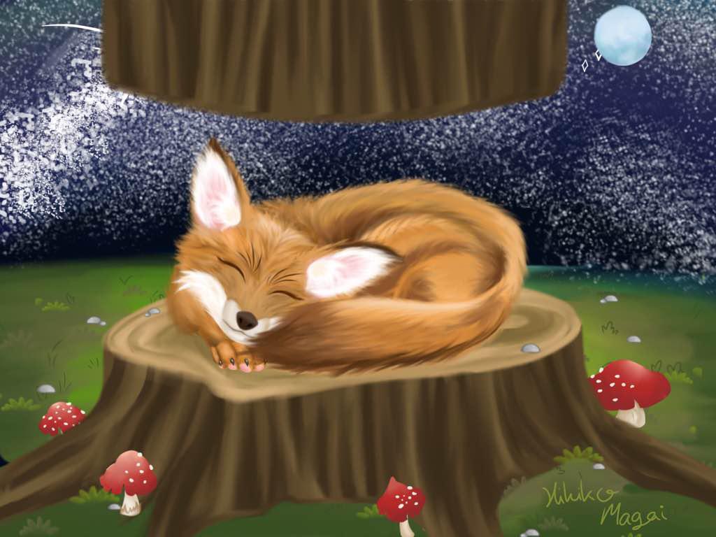 What happens if you leave a Floating Tree? Foxes! Minecraft