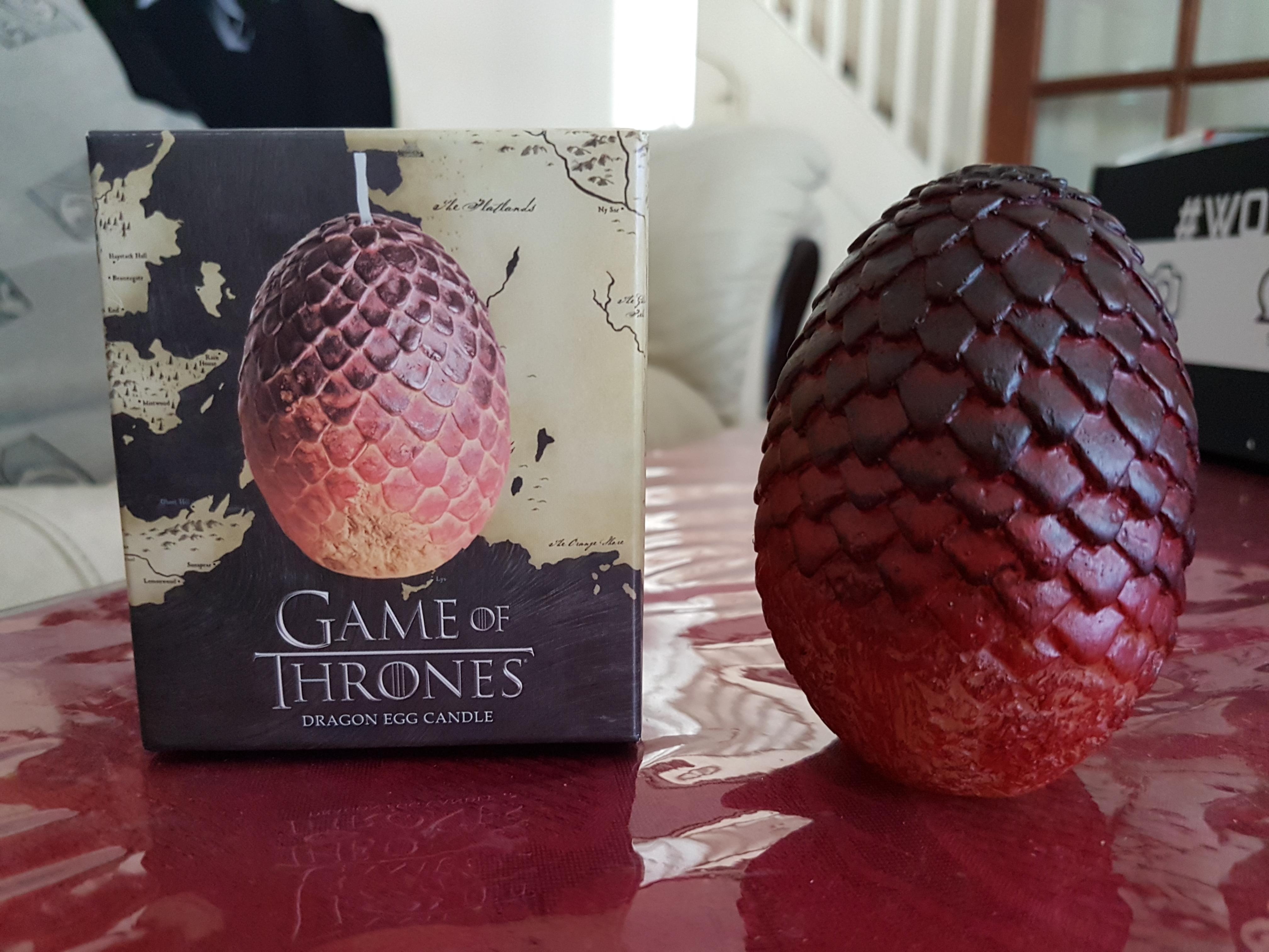 [NO SPOILERS] Love this Dragon Egg candle. r/gameofthrones