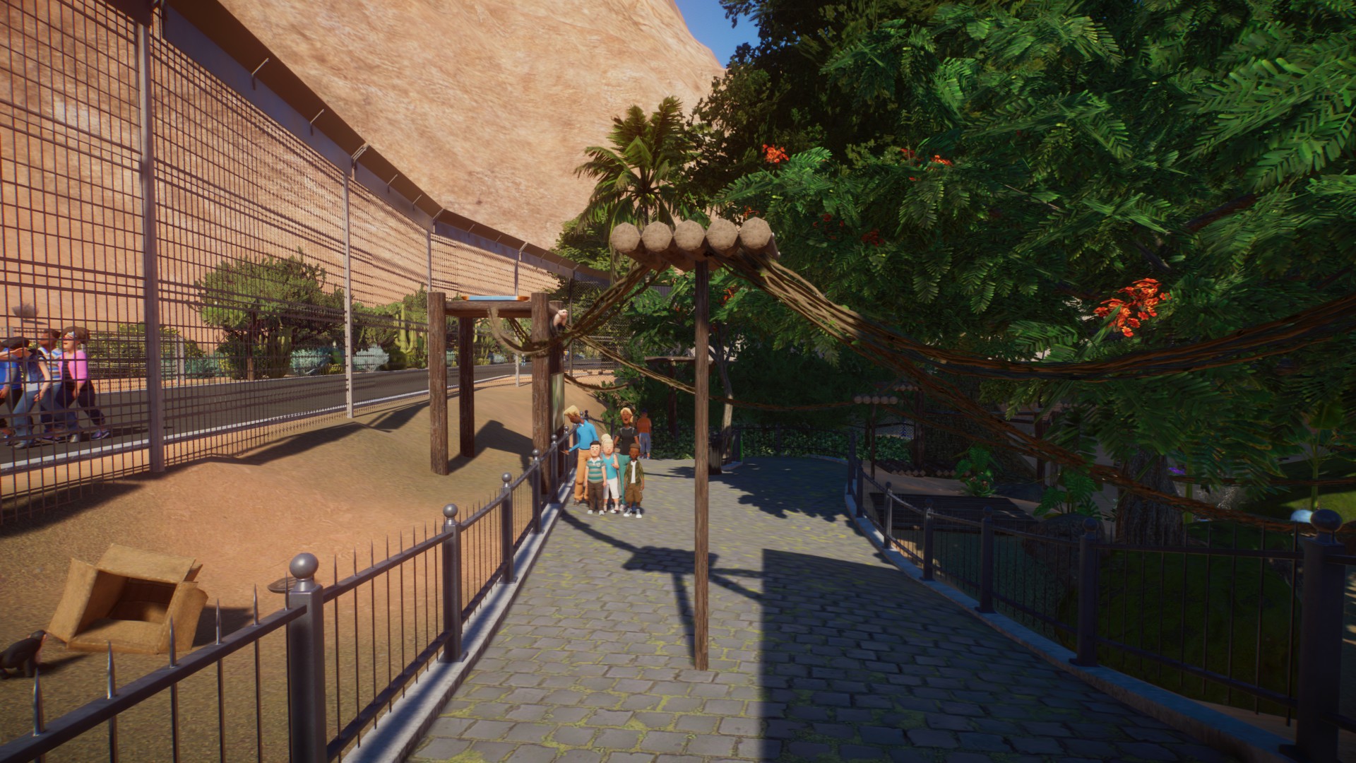 Monkey Village at the Phoenix Zoo "The women's expression says it all