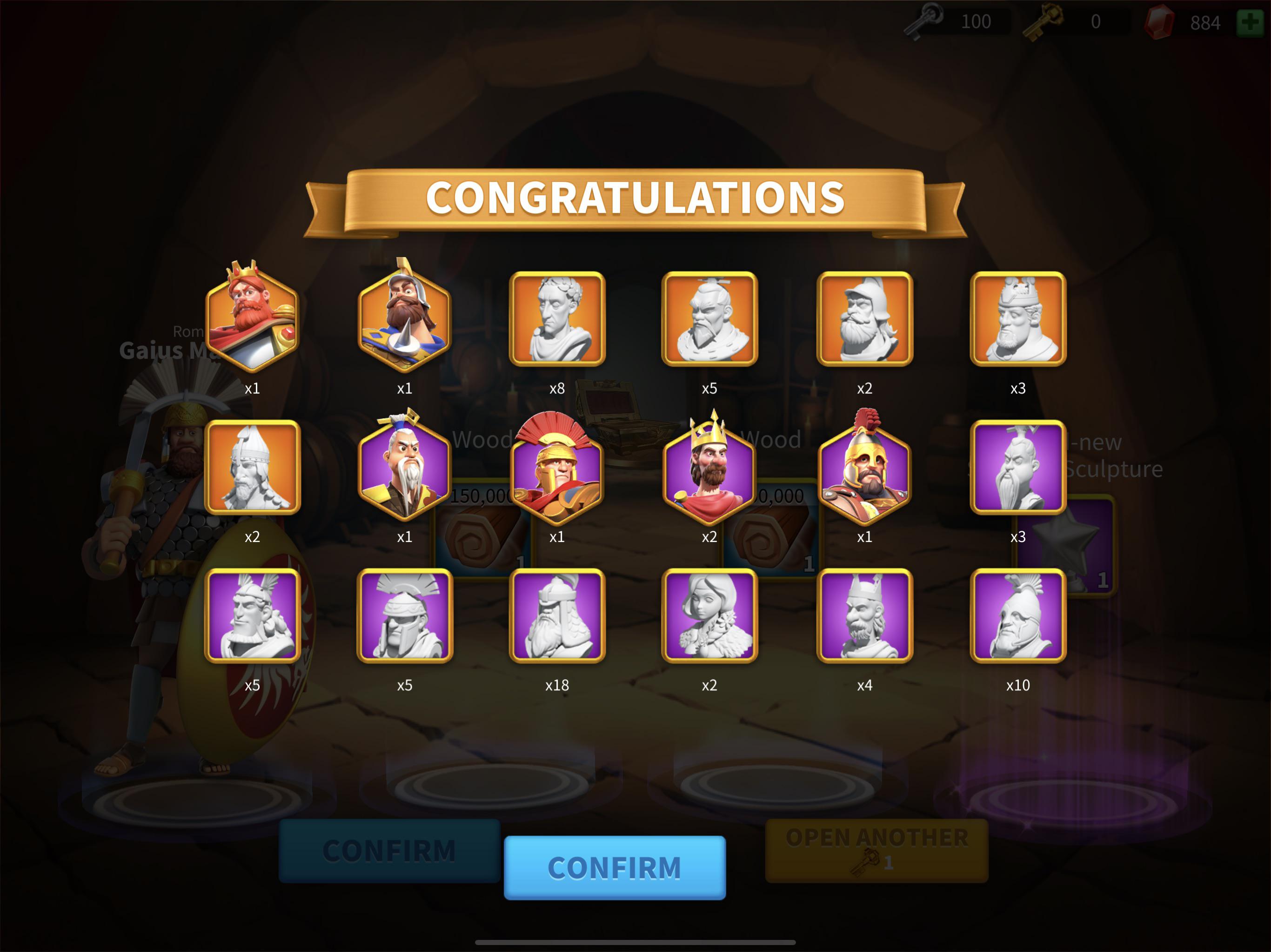 Open your keys guys 40ish sculptures in 50 keys r/RiseofKingdoms