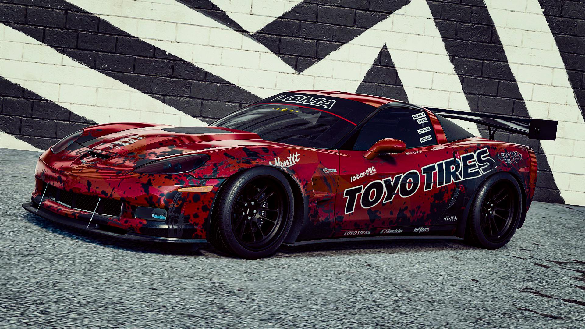 My drift style Corvette C6. Available for the PS4. : r/NFSHeat