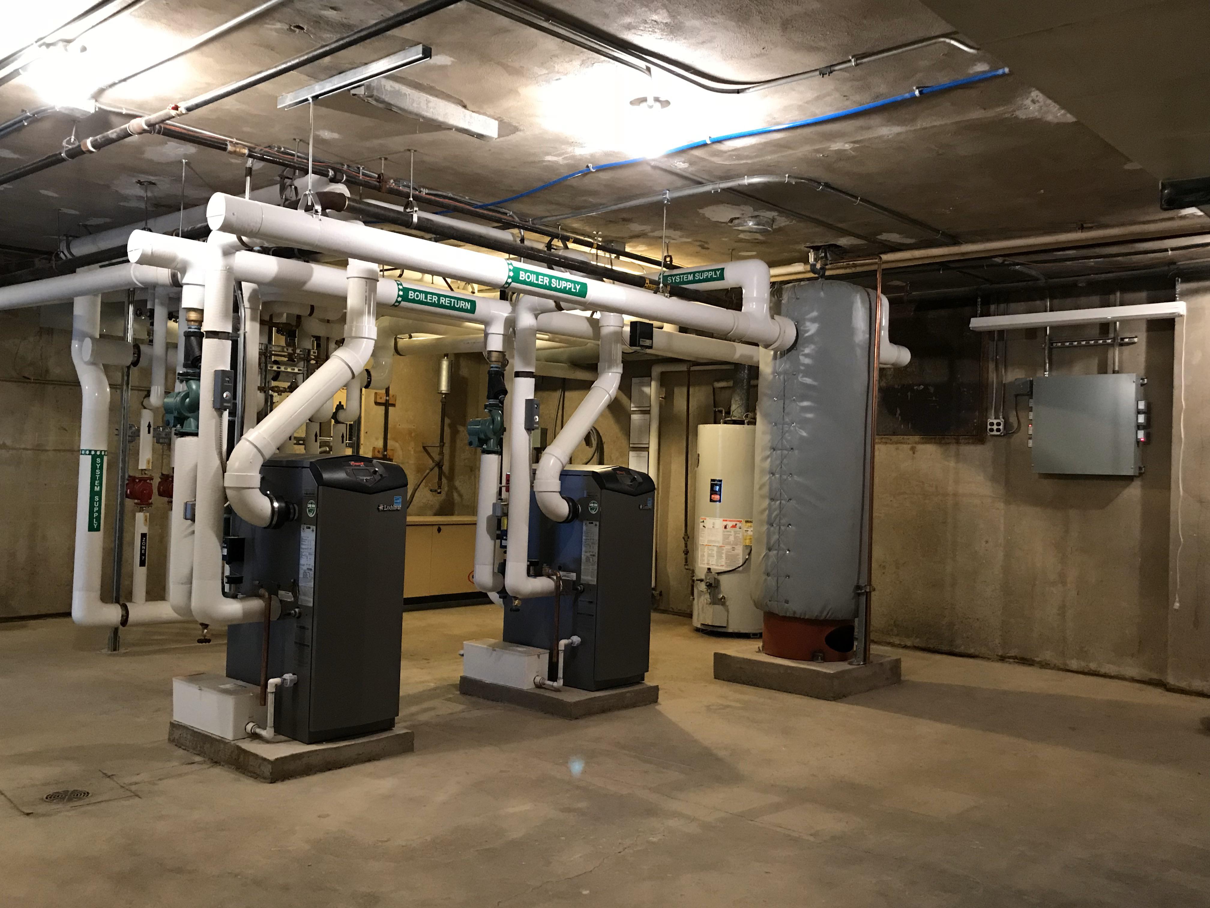 Boiler install in a church I did two years ago. r/HVAC