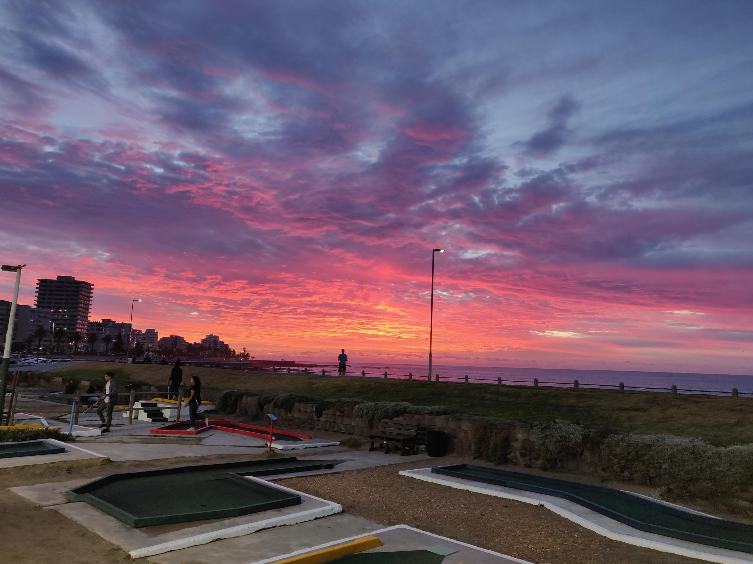 Sunset at Mouille Point PuttPutt Cape Town 2020 r/southafrica