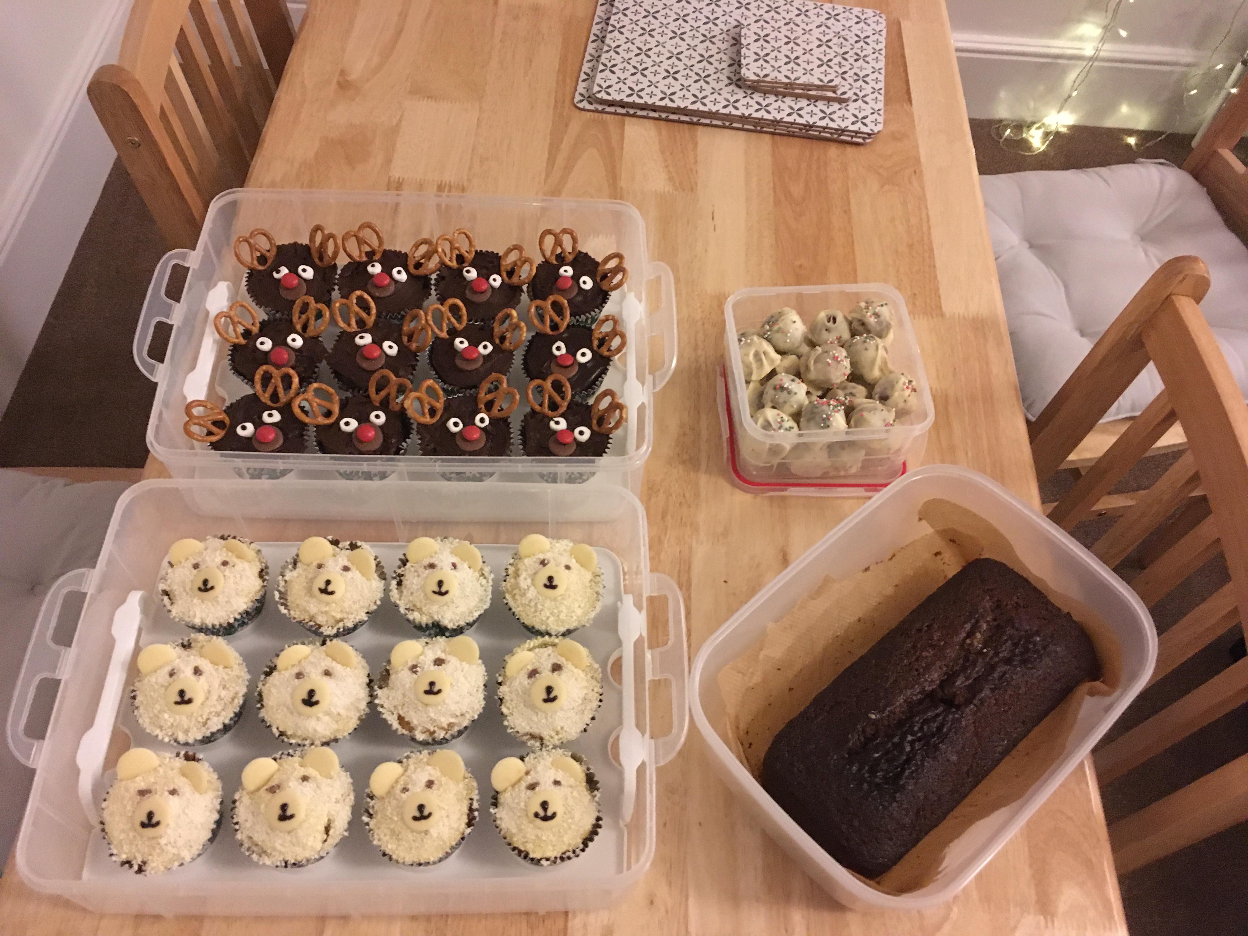 Did my Christmas baking for work last night! Four hours in a tiny flat