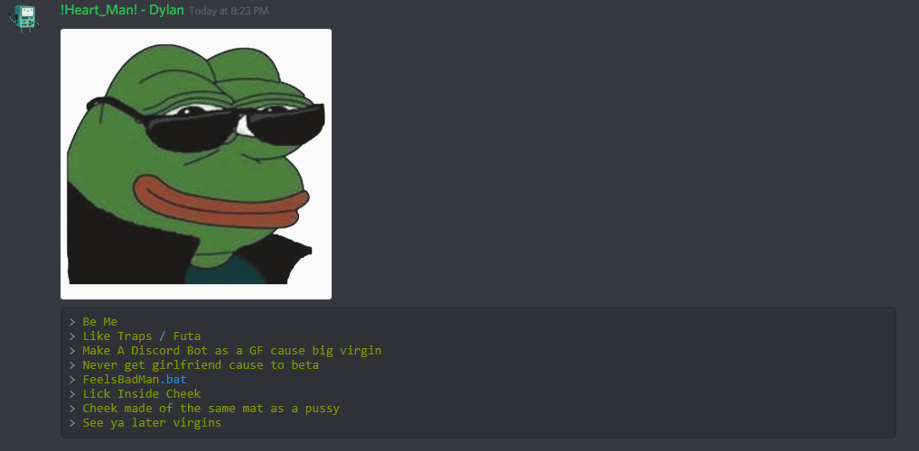 I caught a gay meme discord template stagemserl