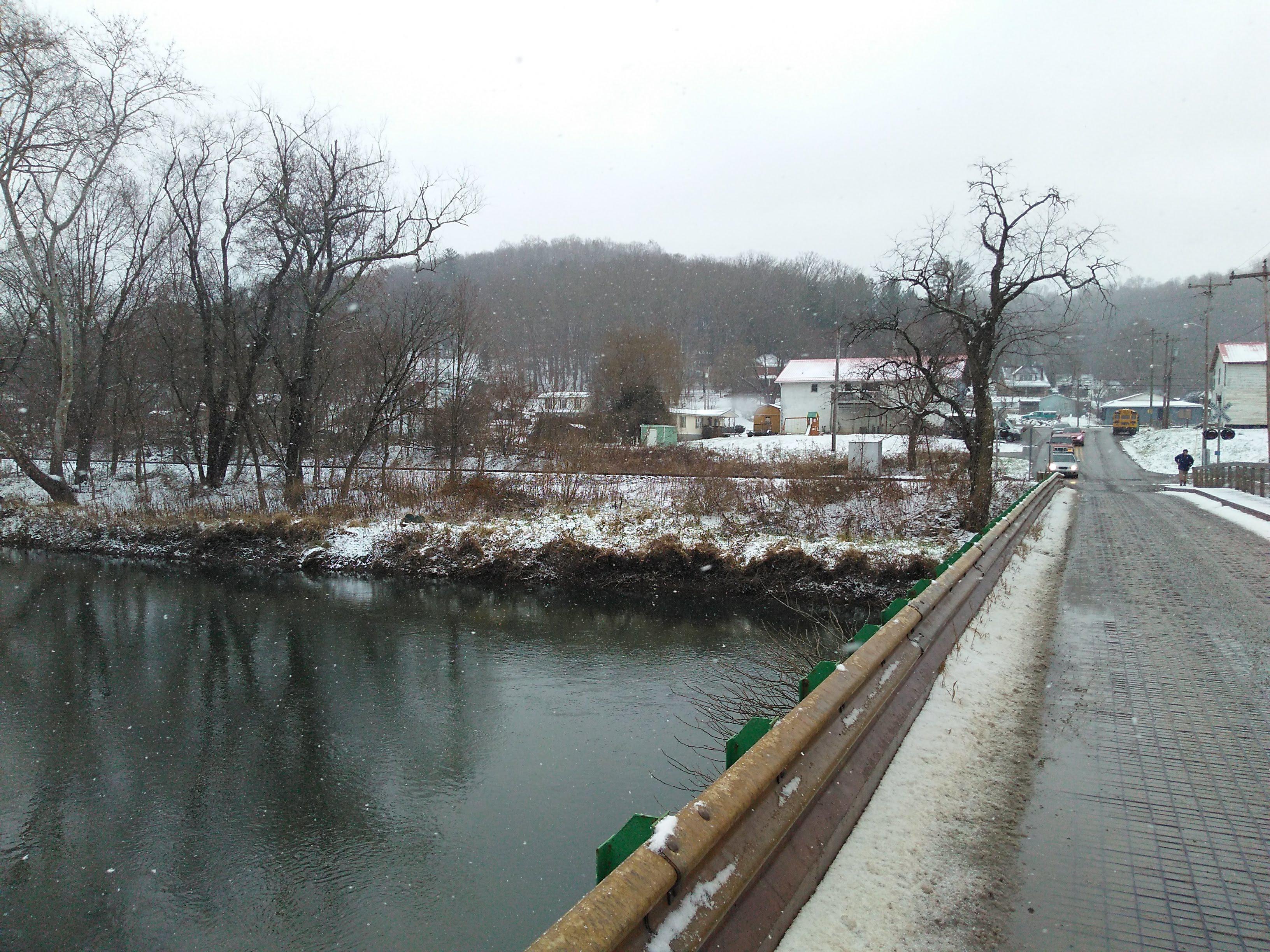 Junior, WV in the snow. About 45 minutes from Elkins. r/Appalachia