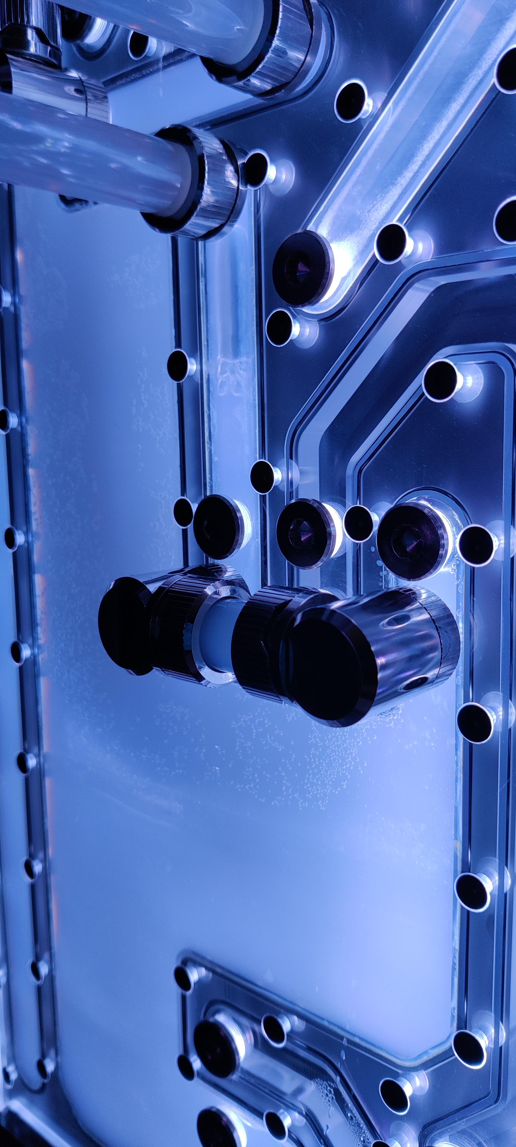 How to get rid of big air pocket stuck here : r/watercooling