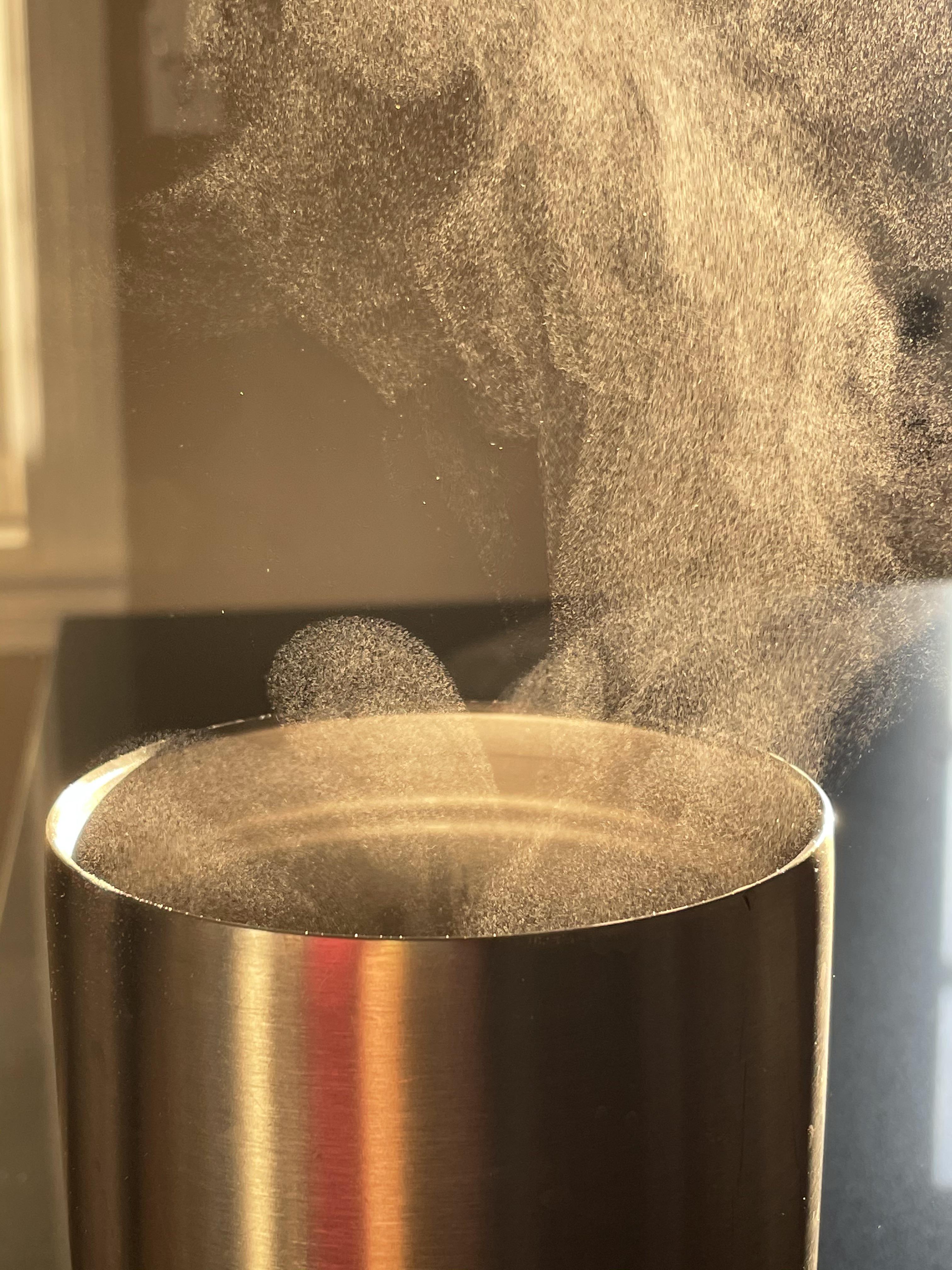 ITAP of the steam coming off my coffee cup, captured individual
