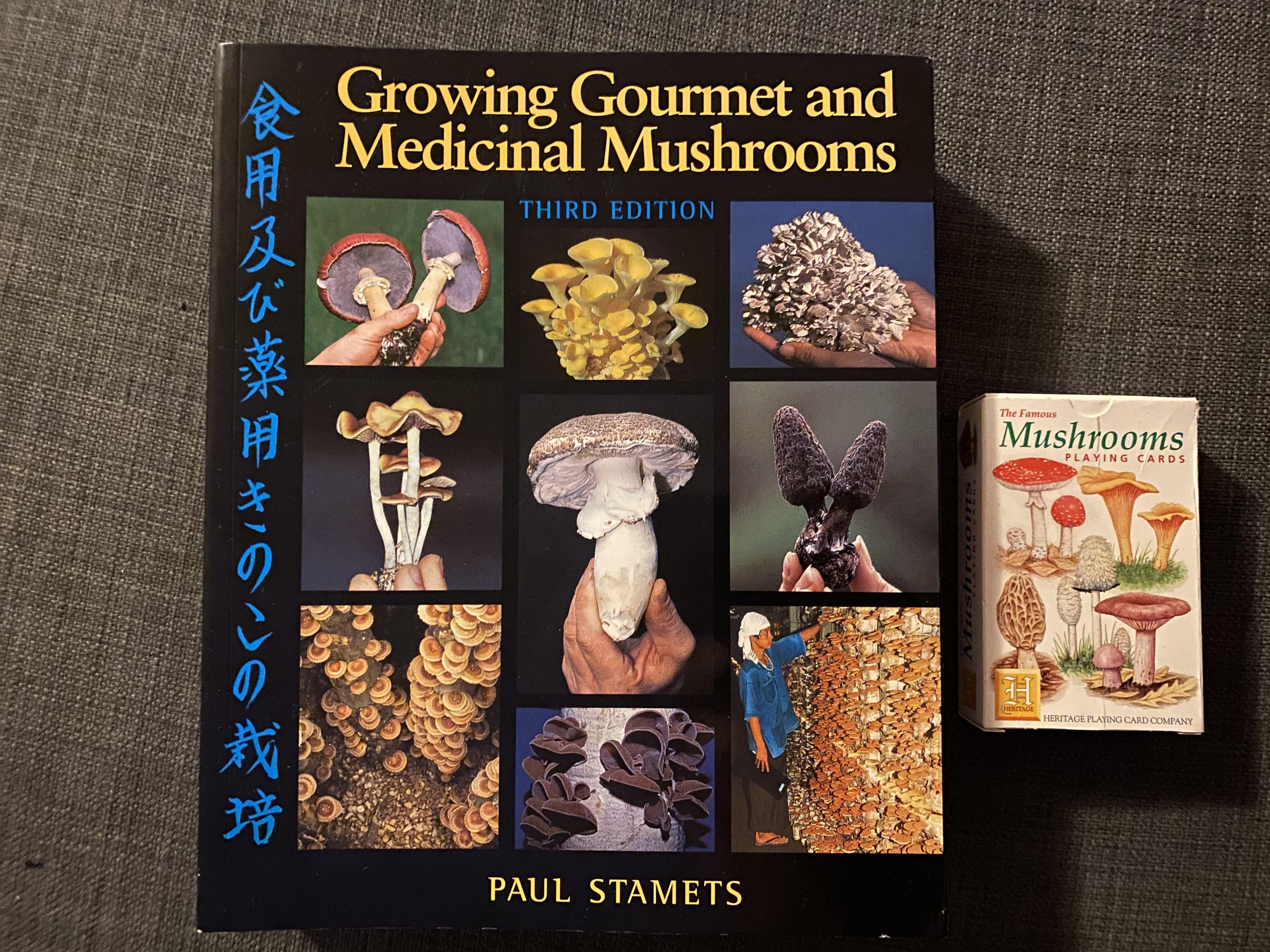 christmas gifts from my mom and my sister, Paul Stamets book on growing