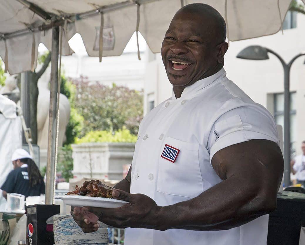 White House chef Andre Rush, retired Army Master Sergeant Chef trained