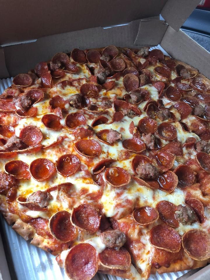 SomeBabble [I ate] pepperoni and sausage pizza