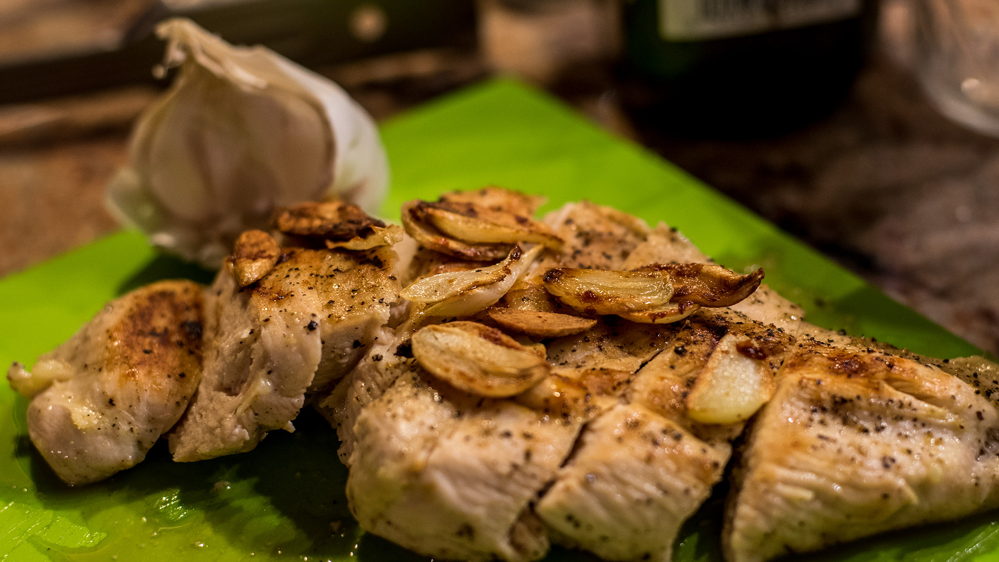 Foreman grill Garlic chicken r/food