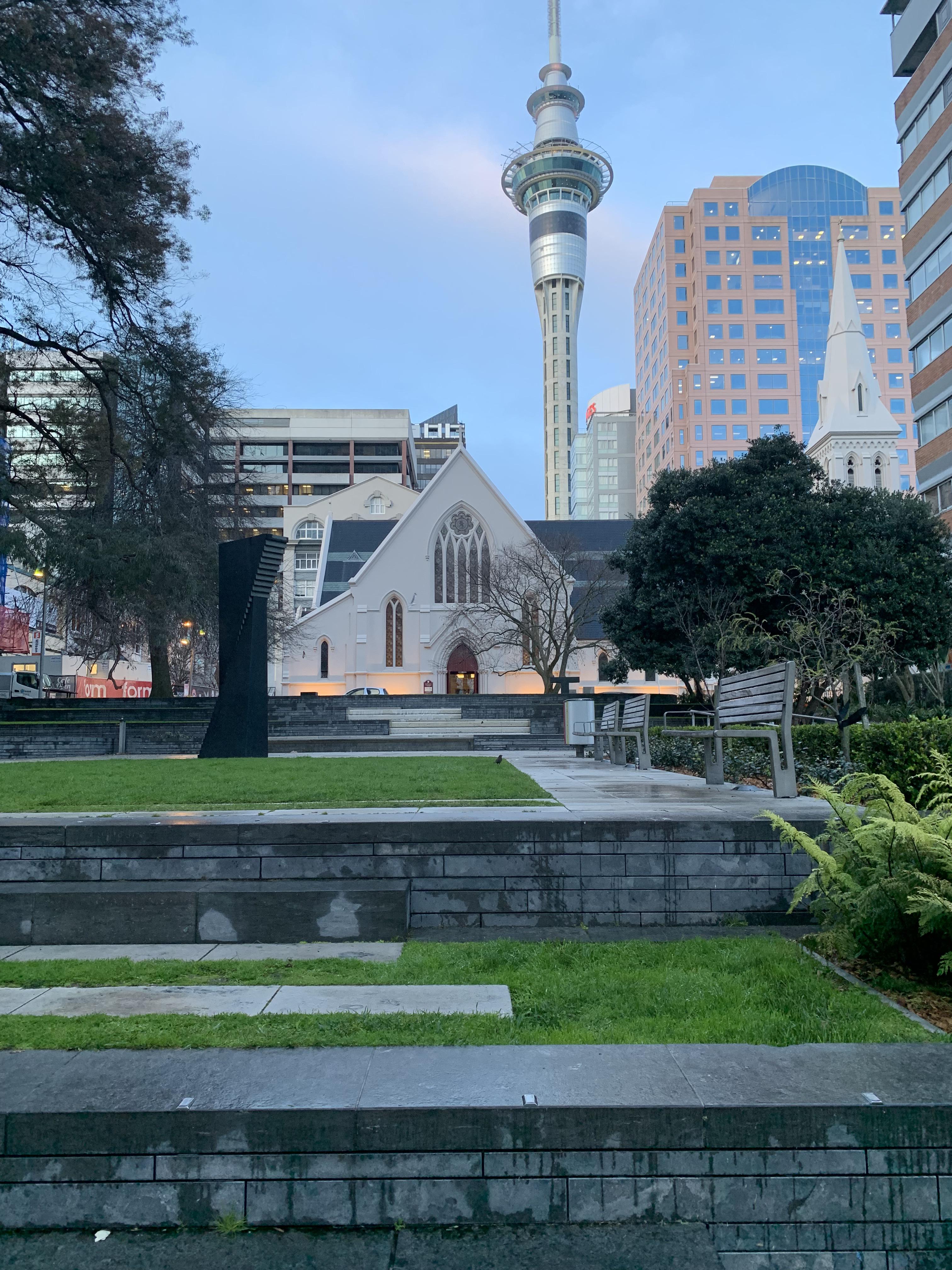 Who else loves strolling through St Patrick square in the morning? r