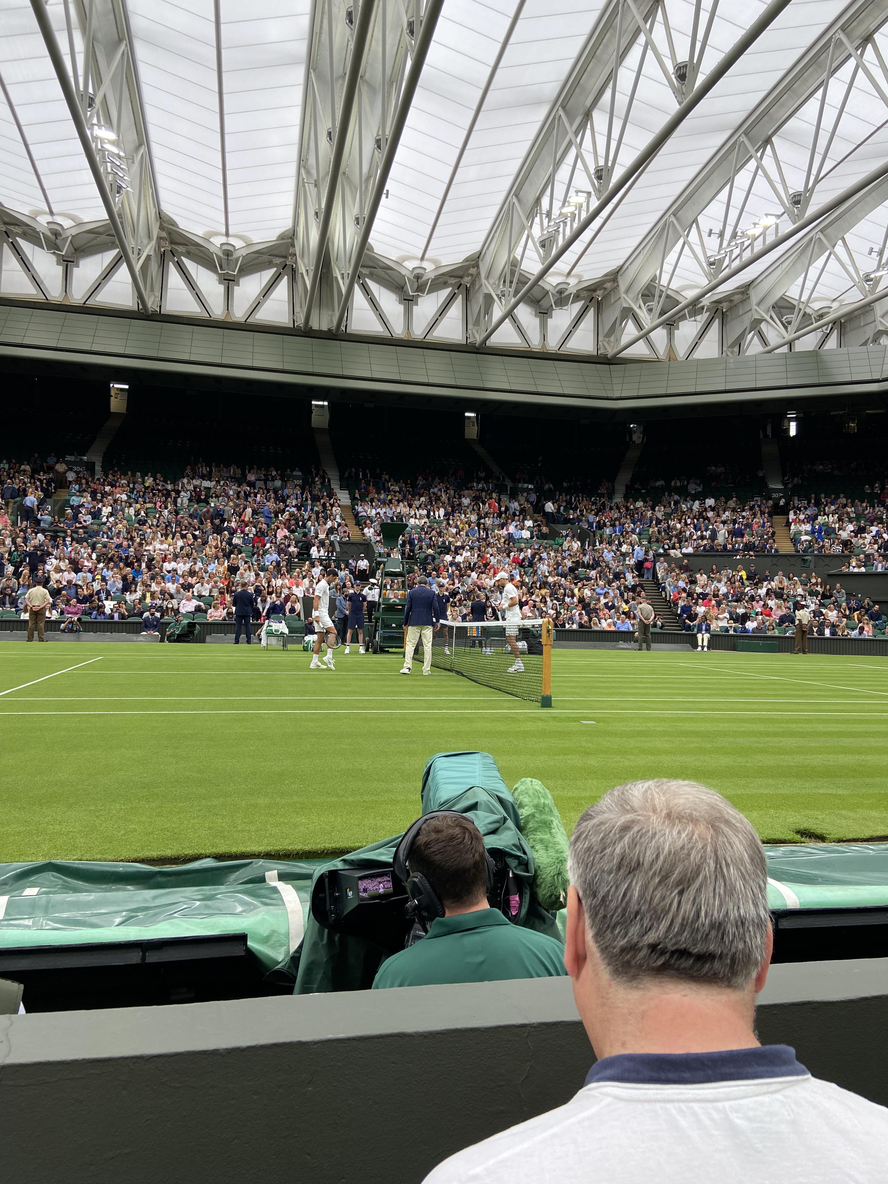 By far and away the best seats I’ve ever had. Happy Wimbledon everyone! r/tennis