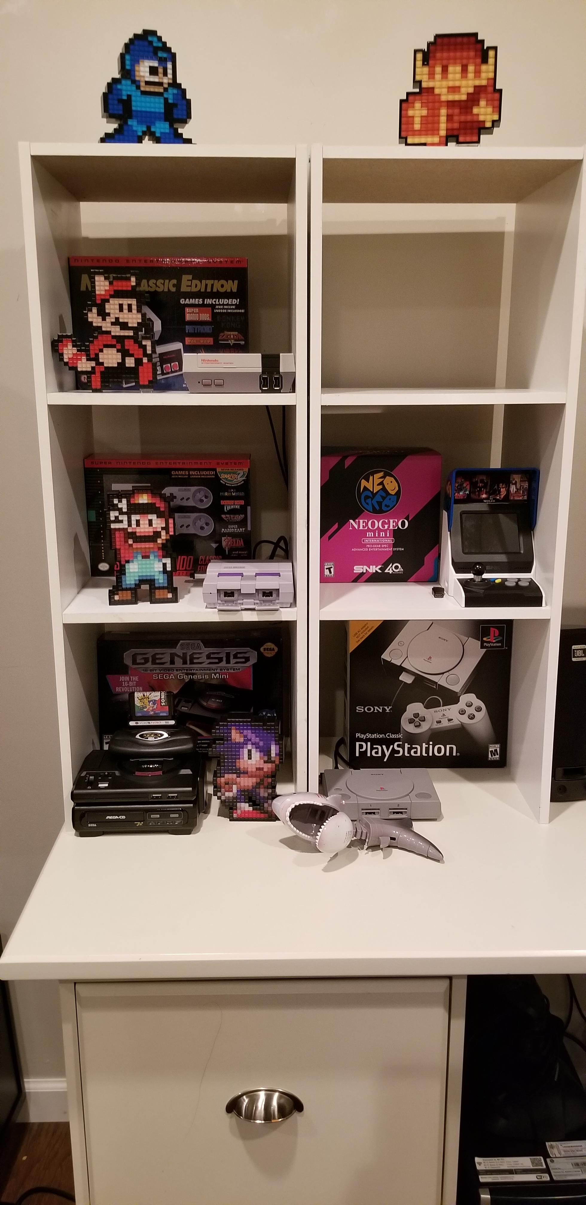 My mini console collection. r/retrogaming
