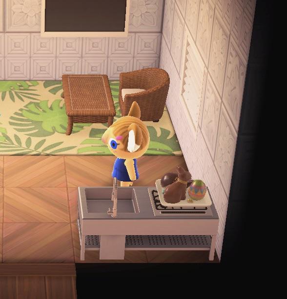 Alice, I think your bunny day candy is going to melt if you keep it there r/AnimalCrossing