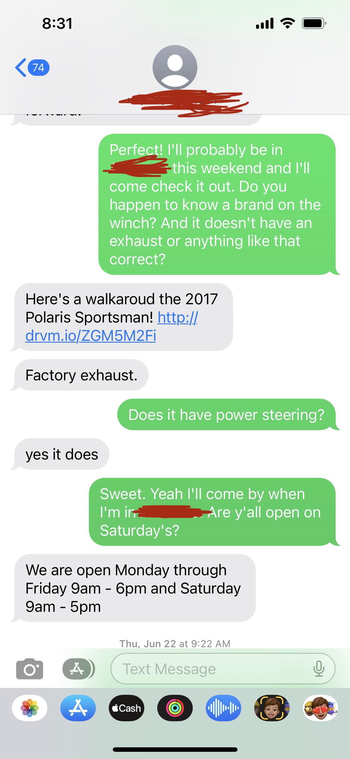 How should I proceed? Dealer sold me a sportsman EPS that has no power