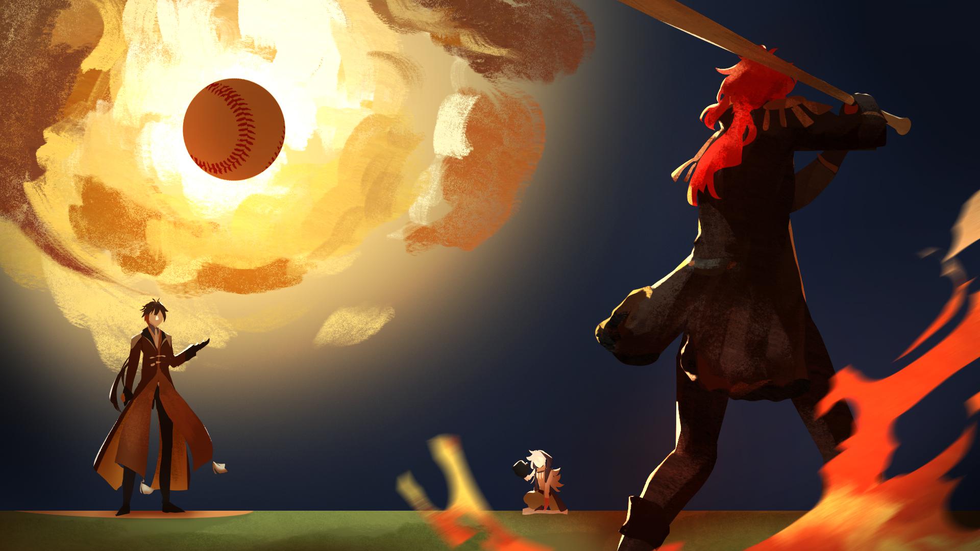 [OC] Teyvat Baseball r/Genshin_Impact