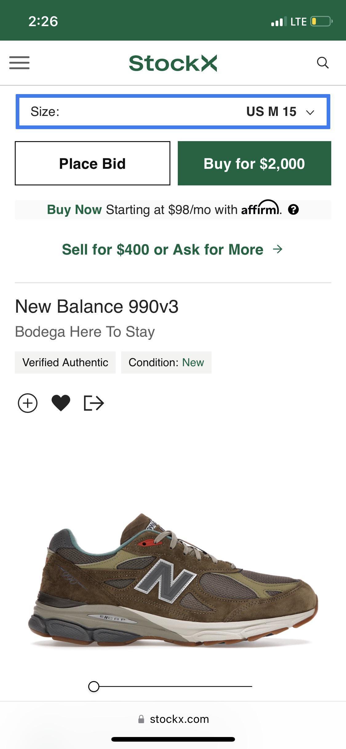 You guys will never know the pain of being a 15 r/Newbalance