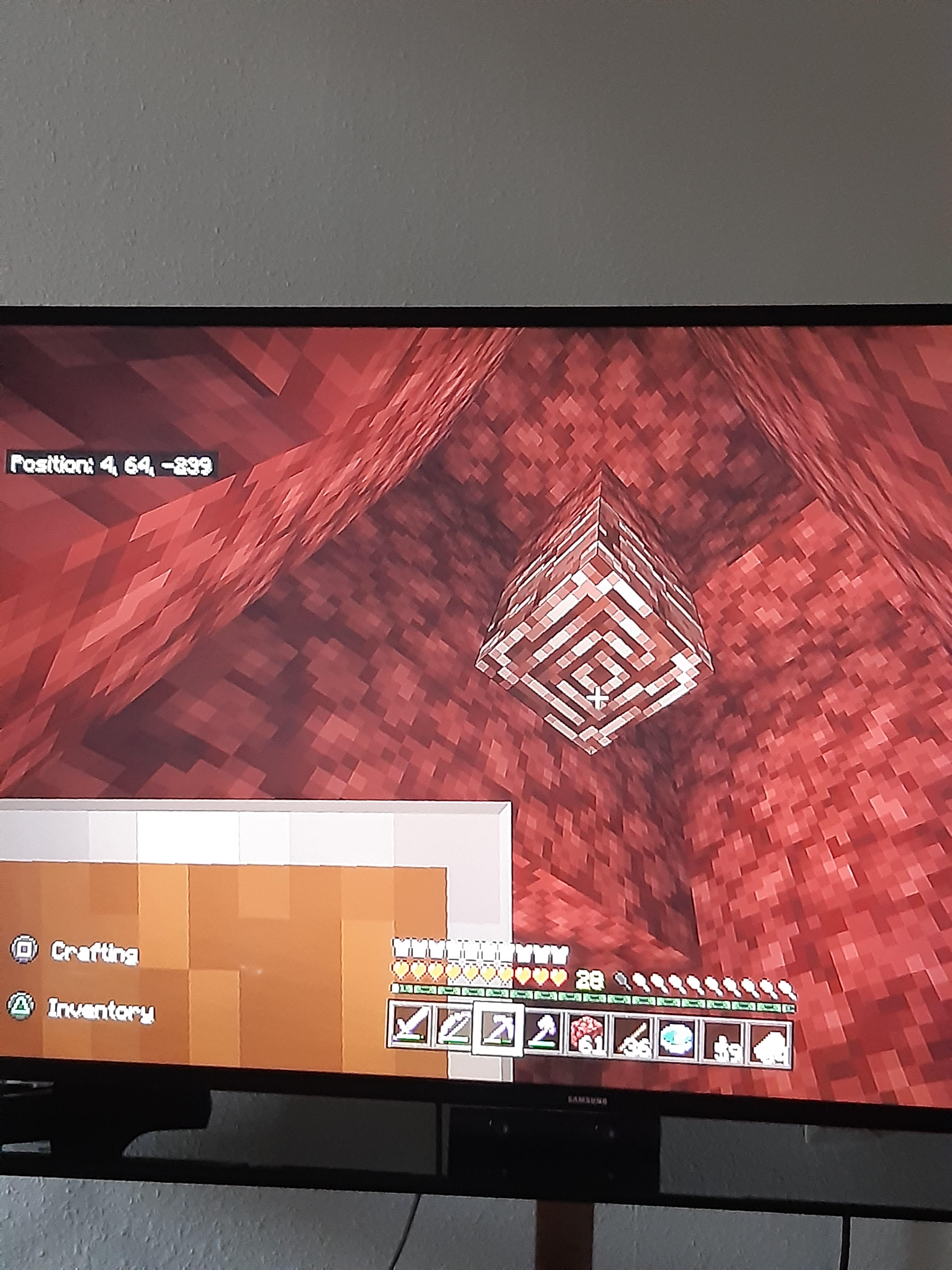 Can you find ancient debris on this y level (64) or is this a bug? r