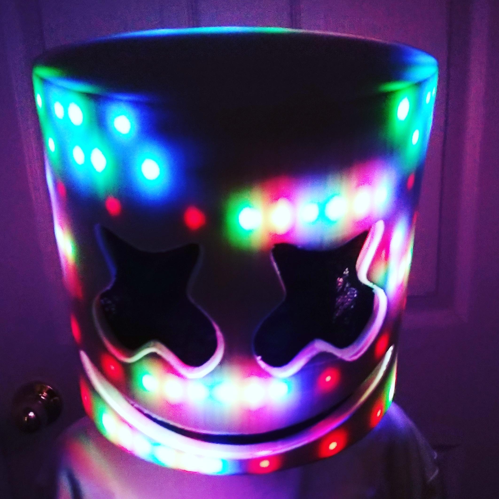 Just finished this Marshmello helmet printed on a Wanhao D9 for my sons
