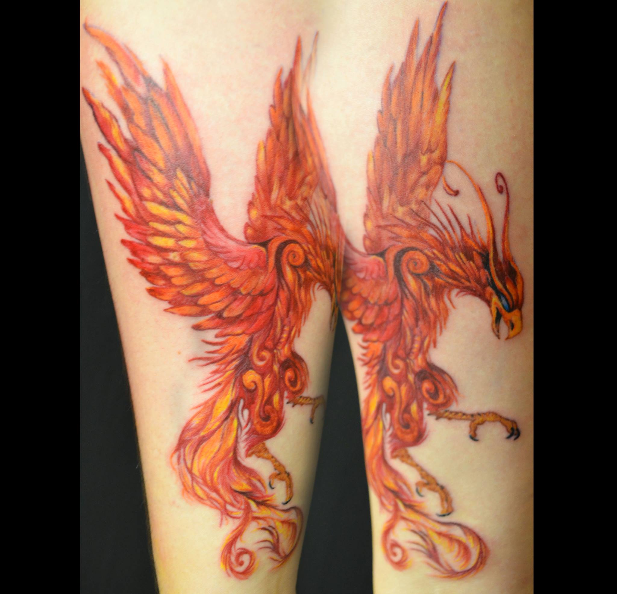 My first tattoo, a Phoenix made by Roxana, Nextattoo Timisoara, Romania