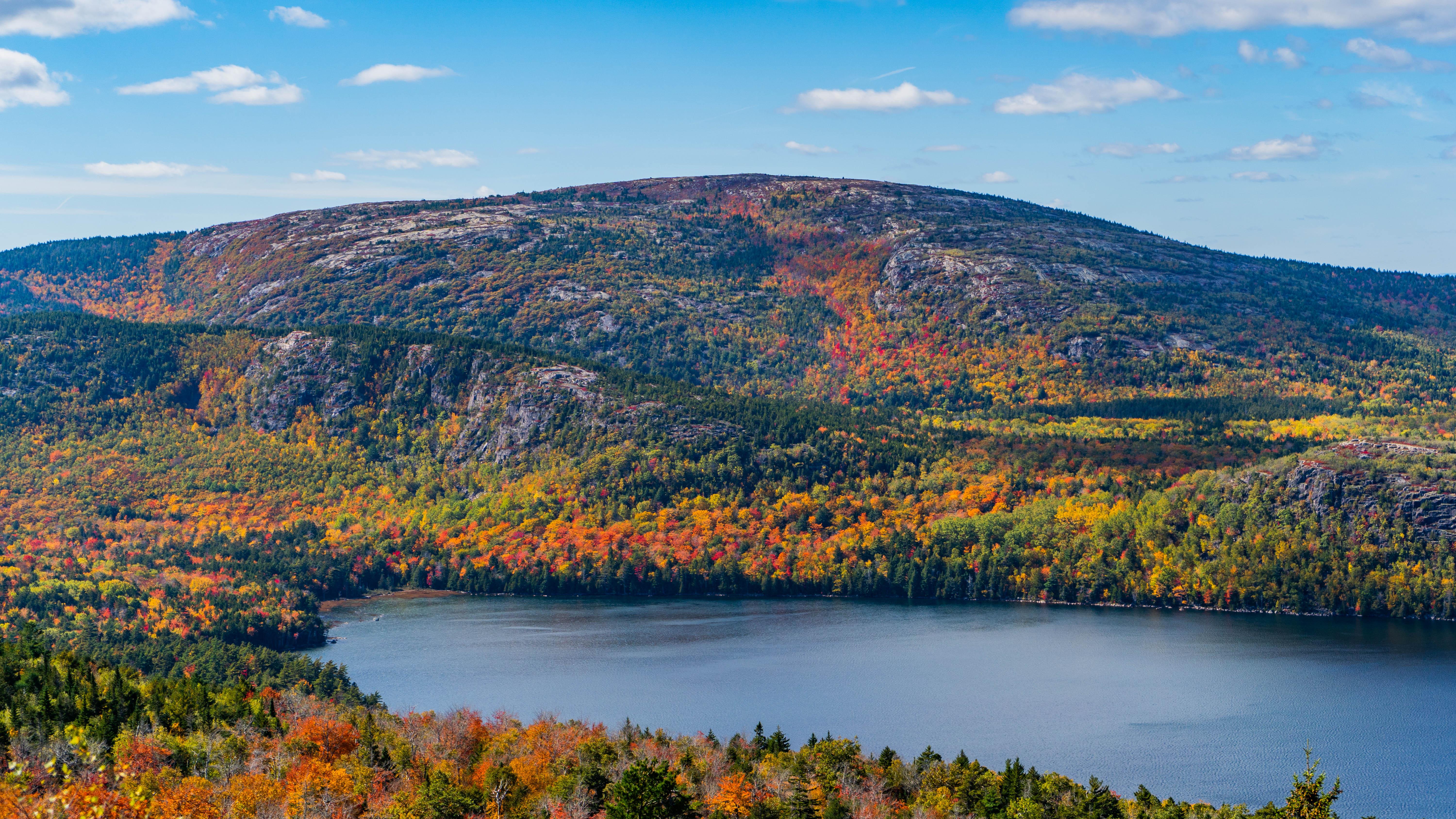 Pulled off a Mountain Road in Maine and Looked Down Over a Peaceful