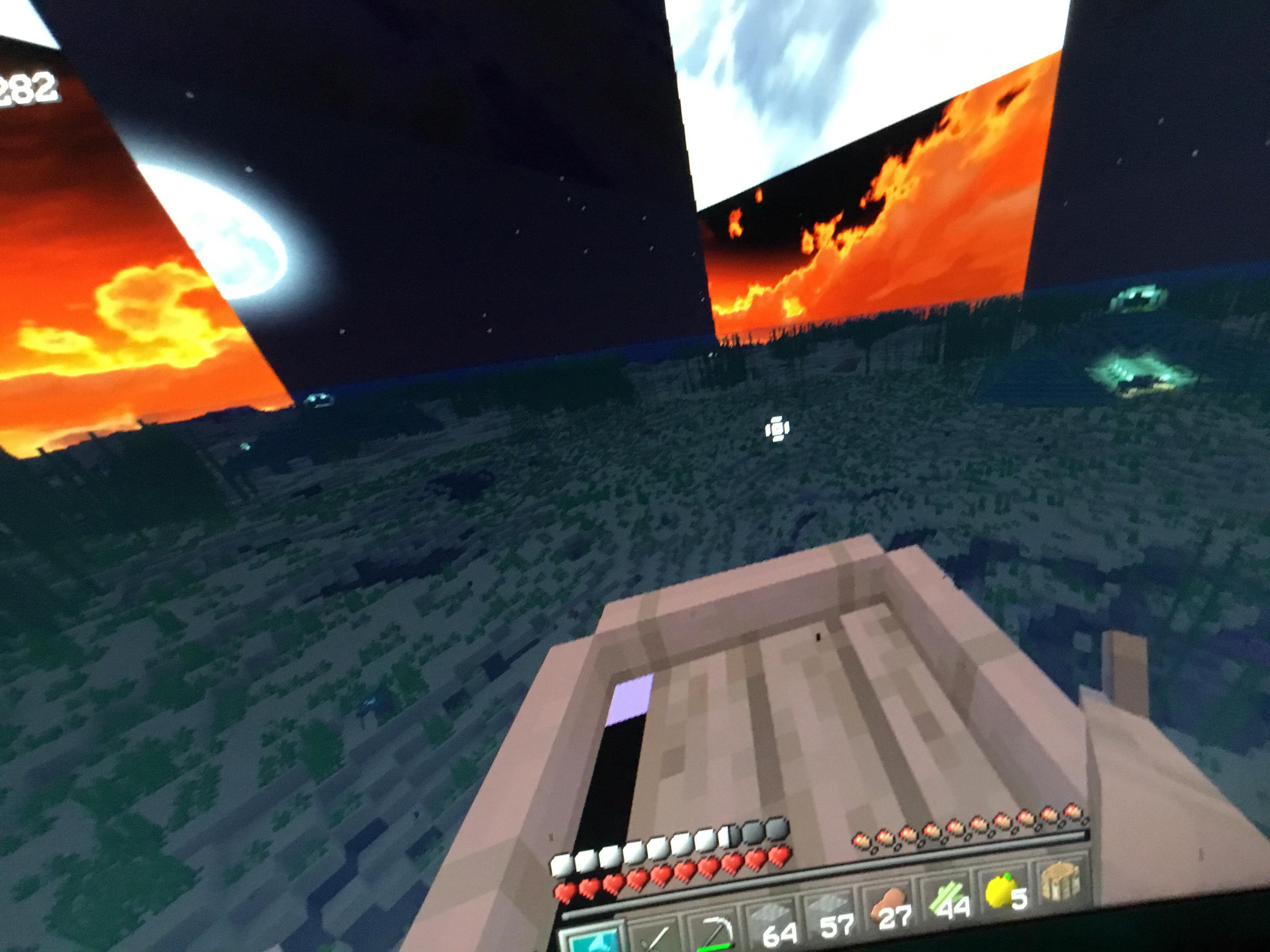 2 ocean monuments that are super close. Idk if this is rare but I feel