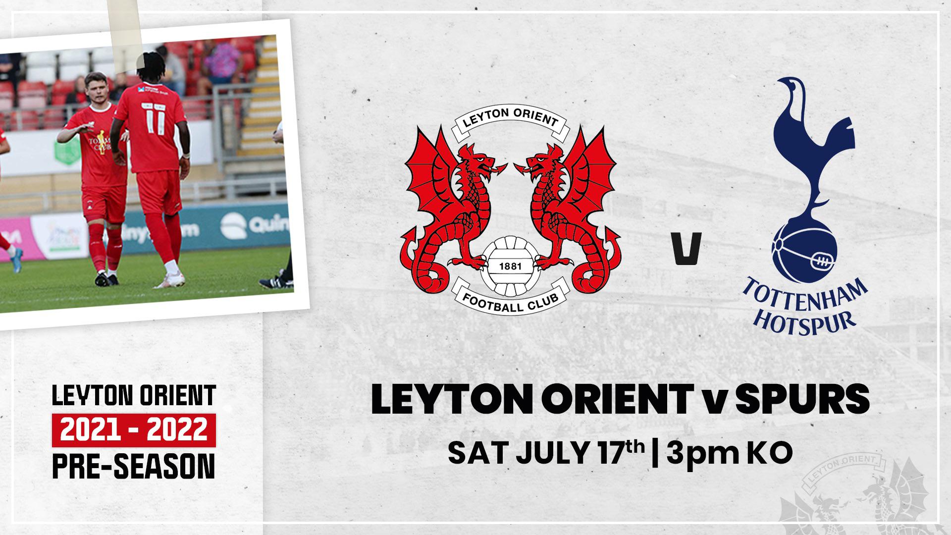 Leyton Orient vs. Spurs today! Who’s going down? r/LeytonOrient