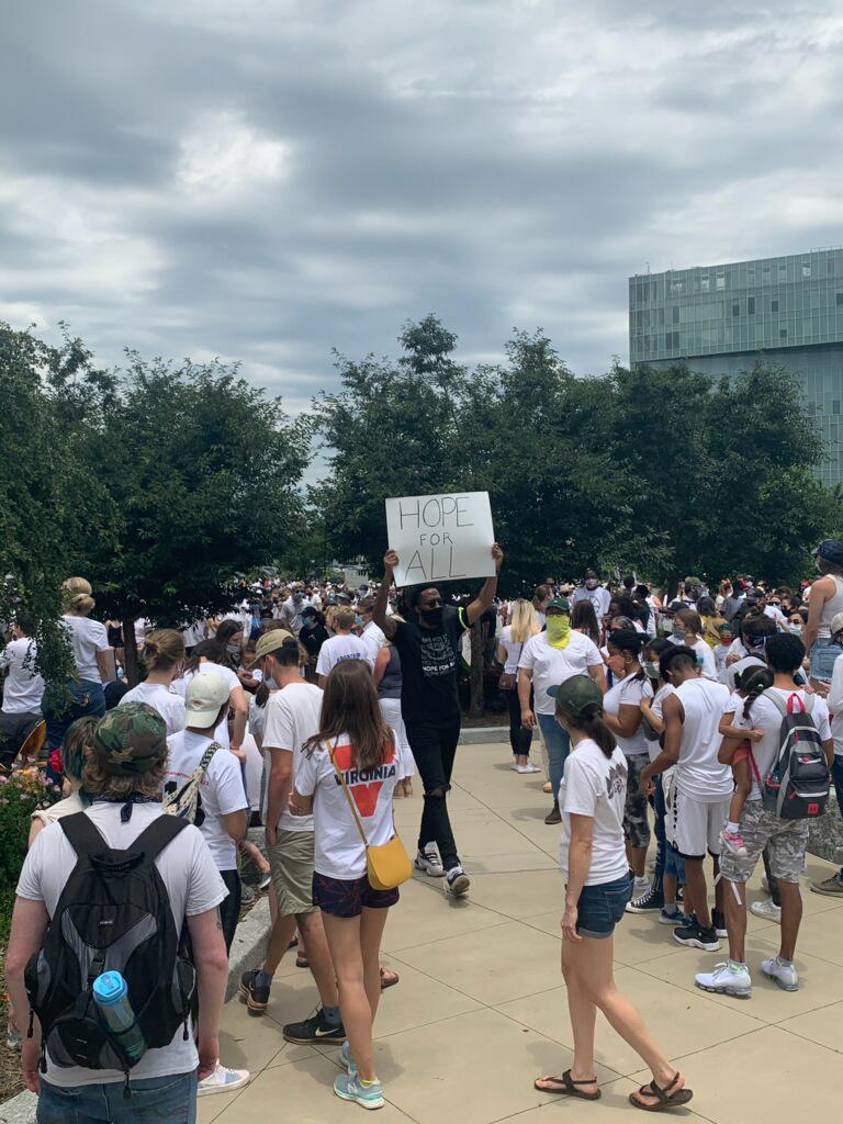 Peaceful protest today in Uptown r/Charlotte