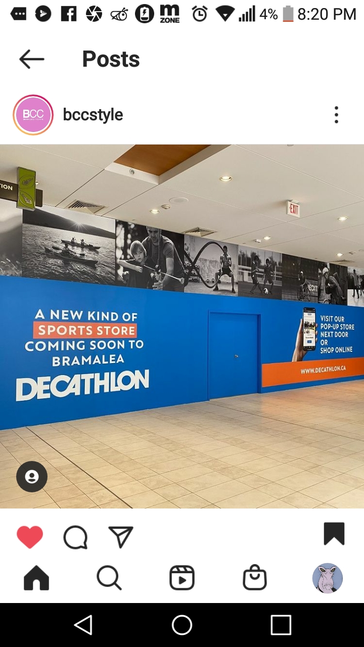 UPDATE A brand new sports store is coming to "Bramalea City Centre