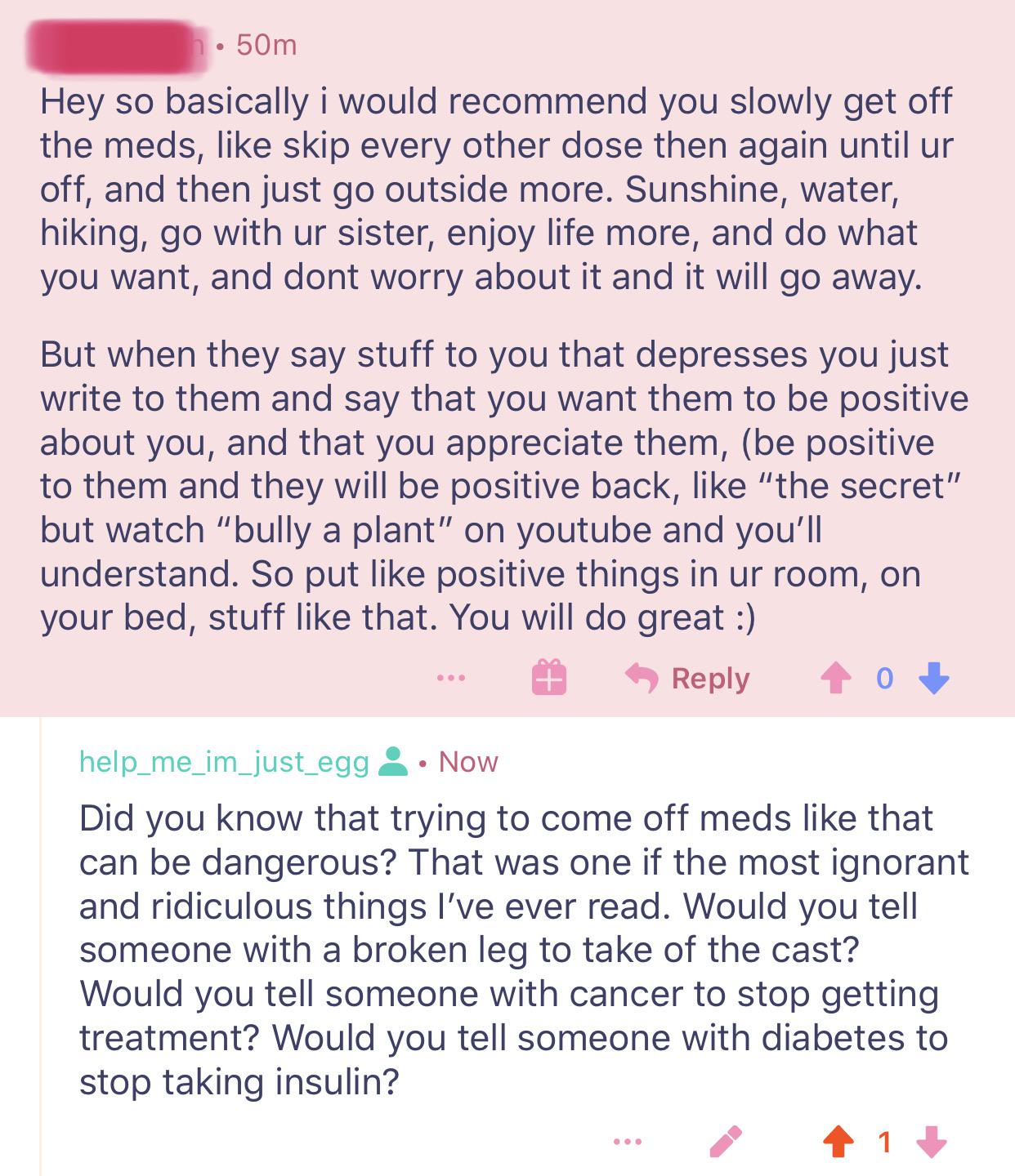 some genius’s advice to getting over my depression. thanksimcured