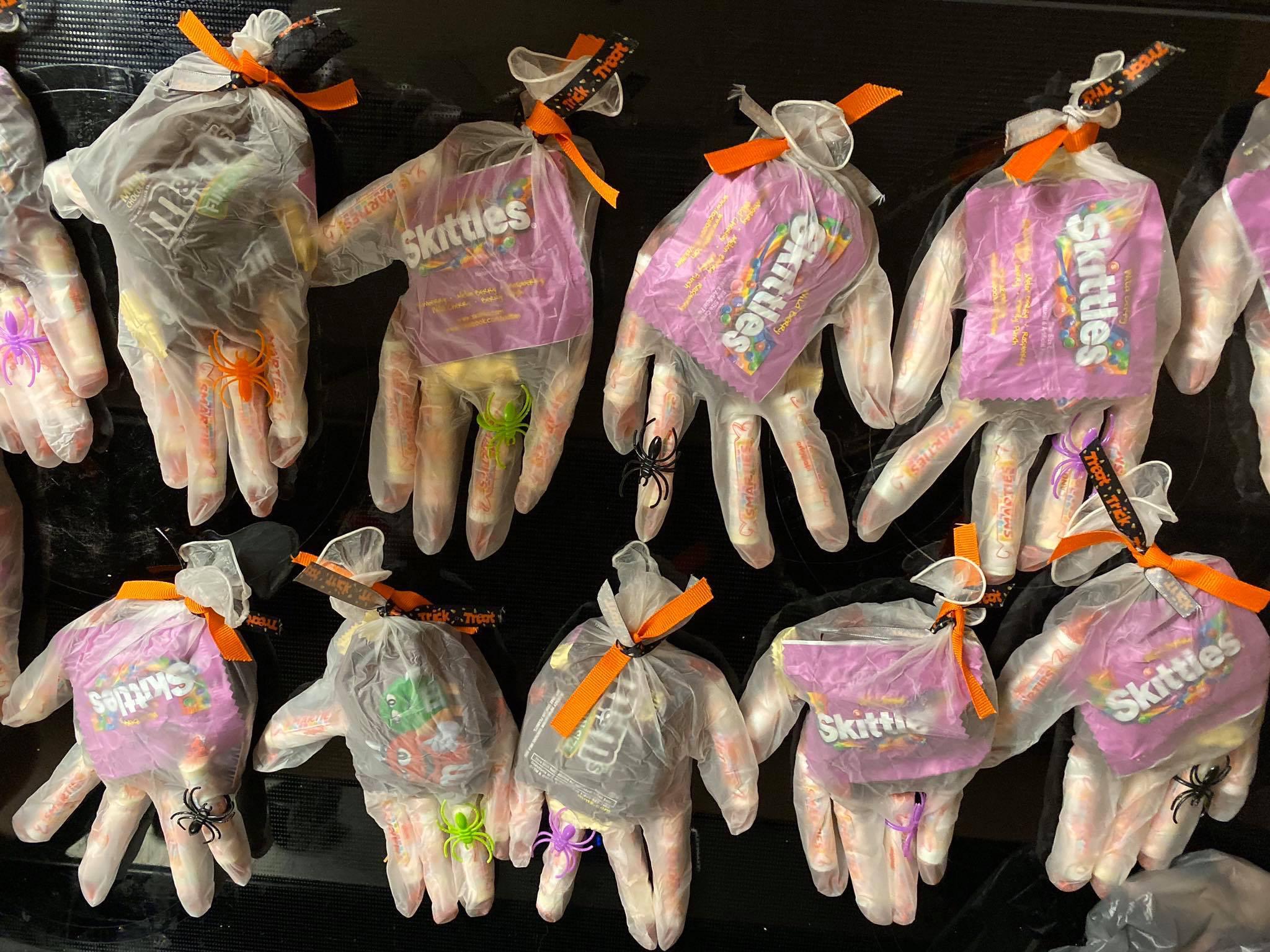 Sweet Hands. I made these candy hands for my husband’s coworkers. They